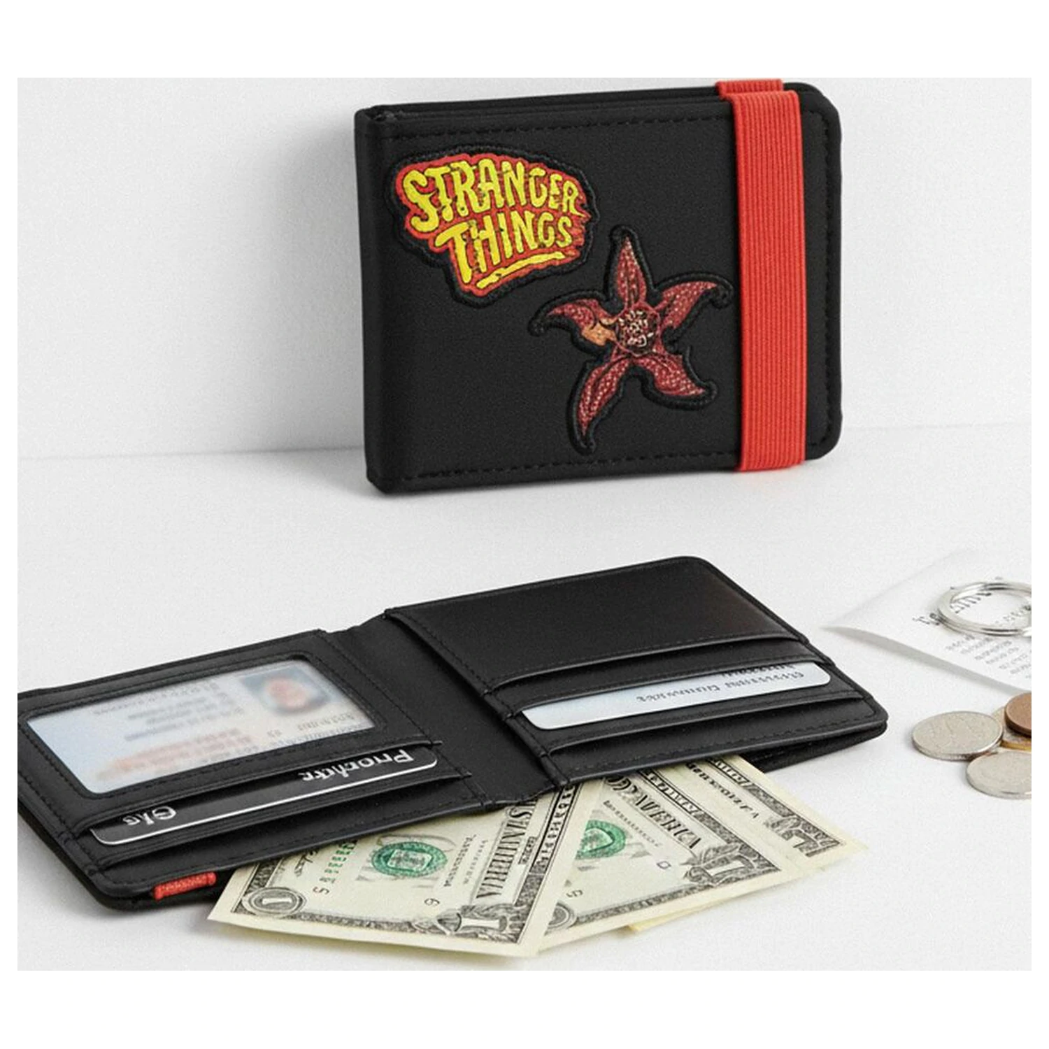 Stranger Things peňaženka produktová fotografia