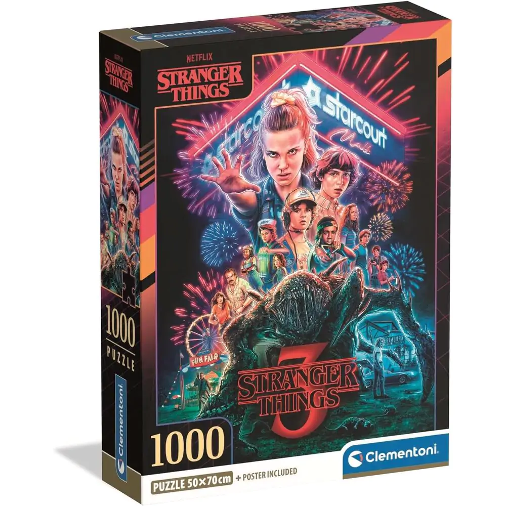 Stranger Things puzzle 1000 dielikov produktová fotografia