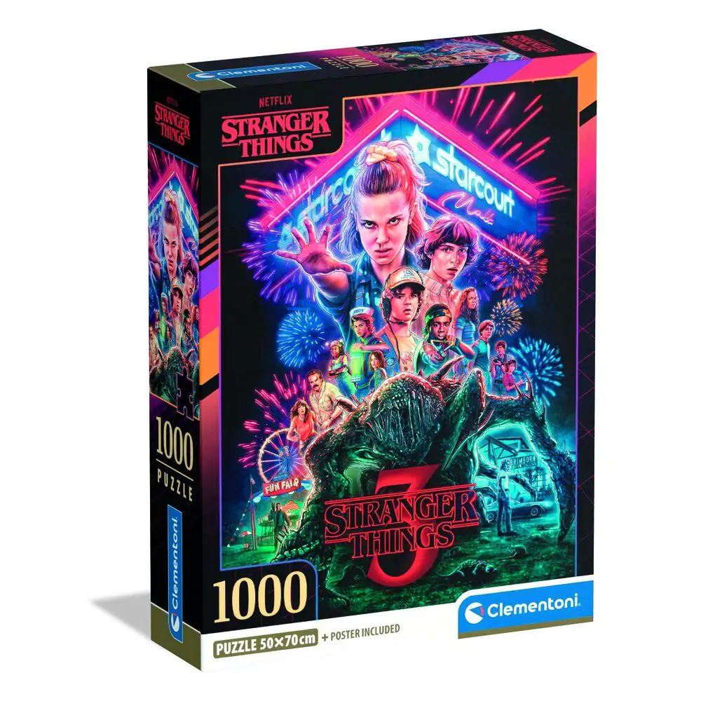 Stranger Things puzzle 1000 dielikov produktová fotografia