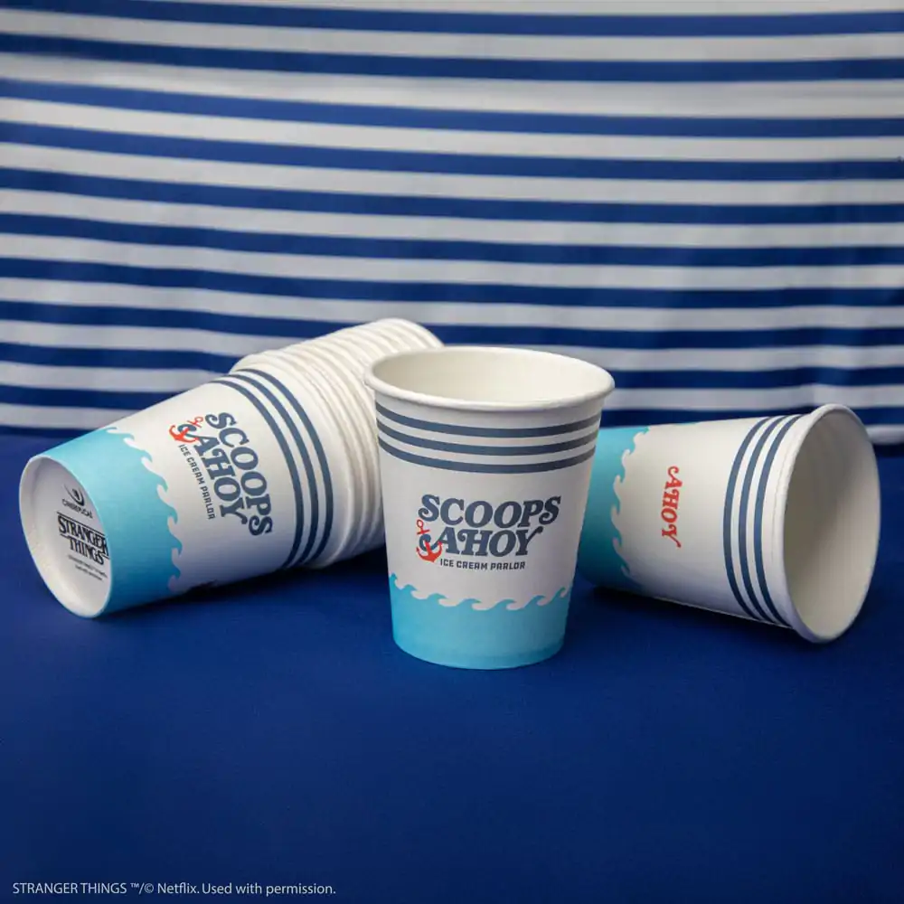Stranger Things Súprava 24 papierových pohárov Scoops Ahoy produktová fotografia