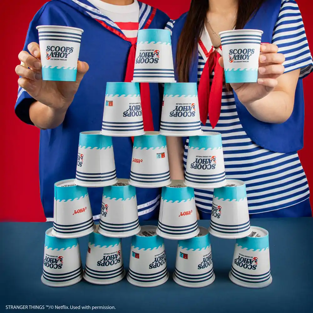 Stranger Things Súprava 24 papierových pohárov Scoops Ahoy produktová fotografia