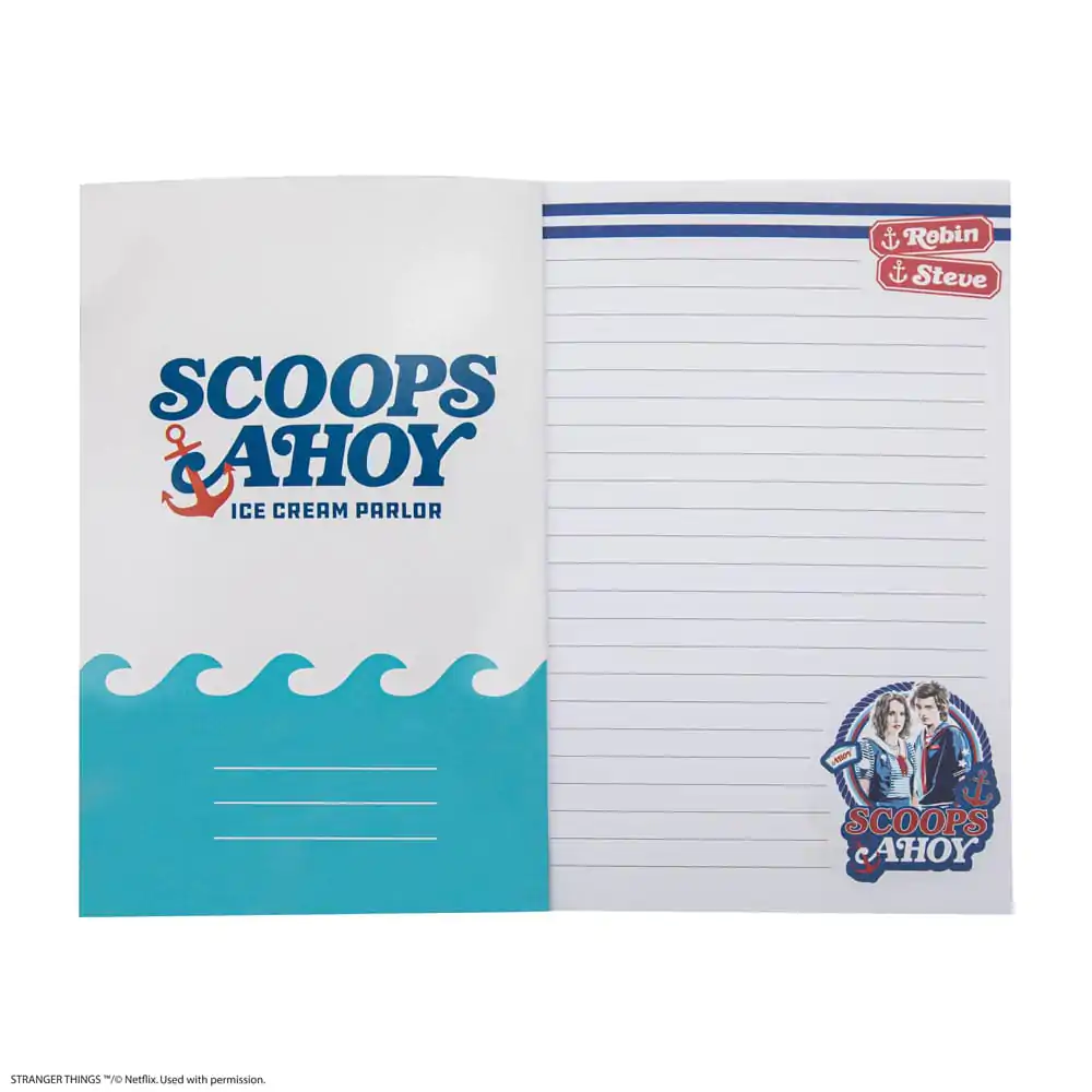 Stranger Things Zápisník Scoops Ahoy Softcover produktová fotografia