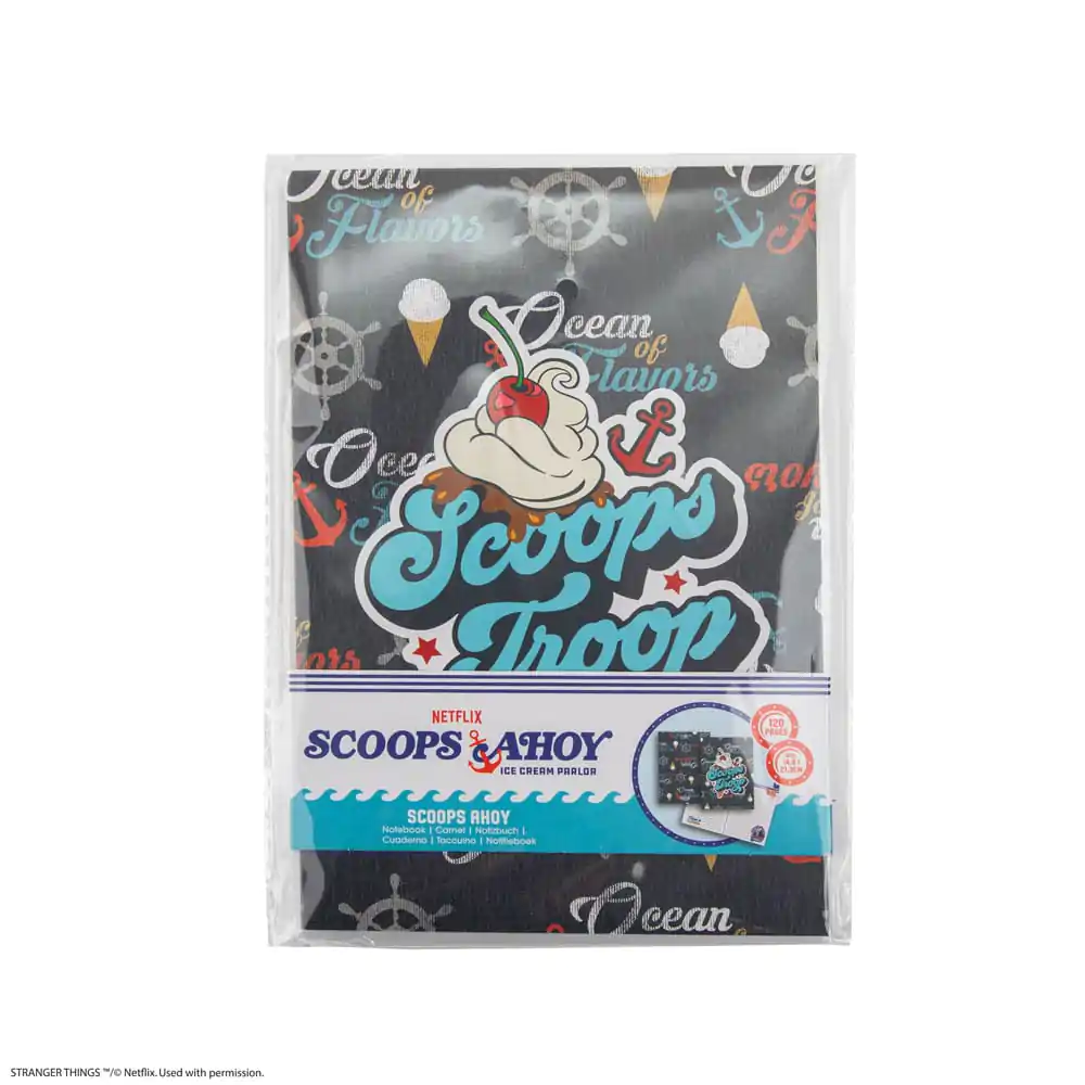 Stranger Things Zápisník Scoops Ahoy Softcover produktová fotografia