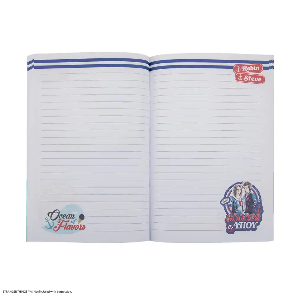 Stranger Things Zápisník Scoops Ahoy Softcover produktová fotografia