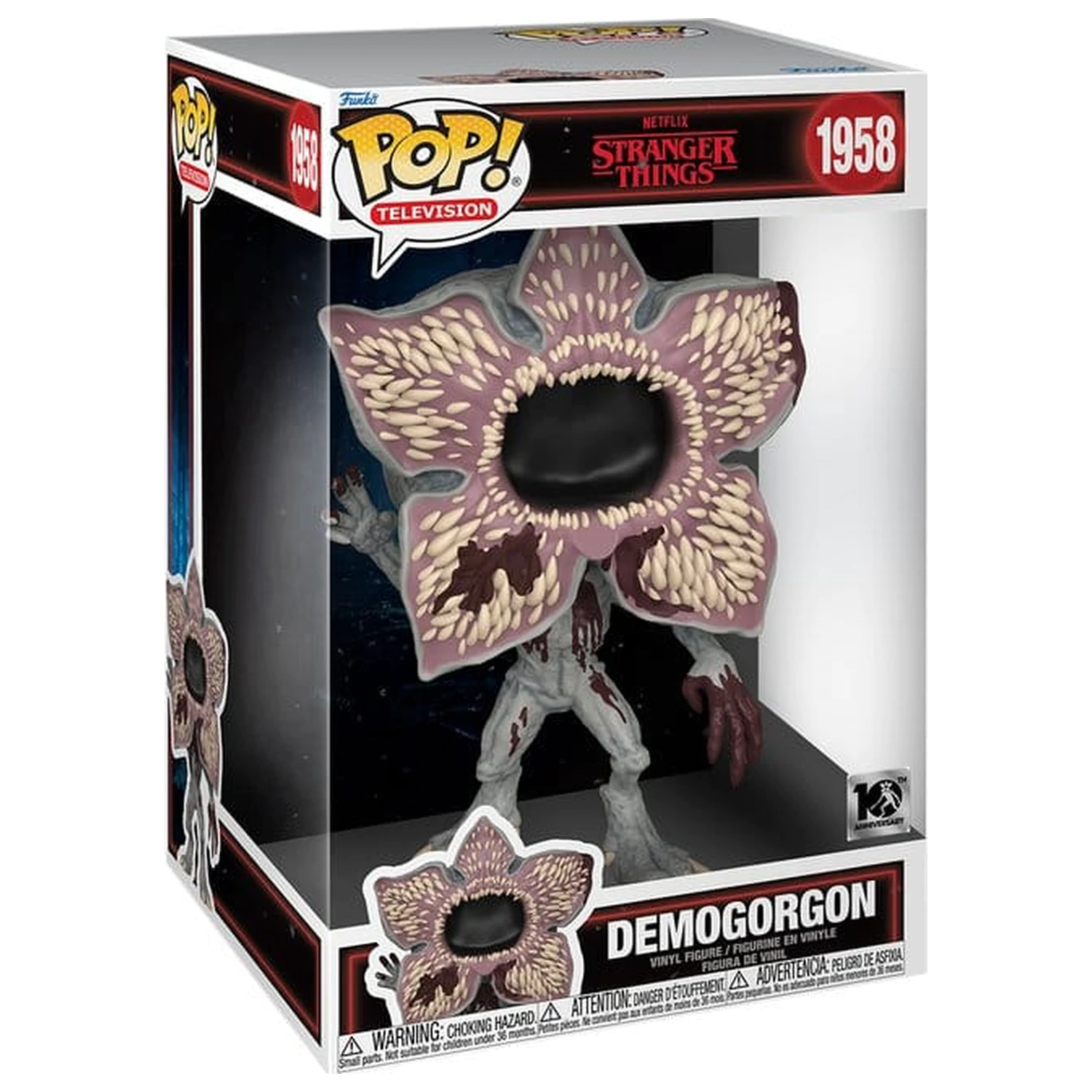 Stranger Things Super Sized Jumbo Funko POP! vinylová figúrka Demogorgon 25 cm produktová fotografia