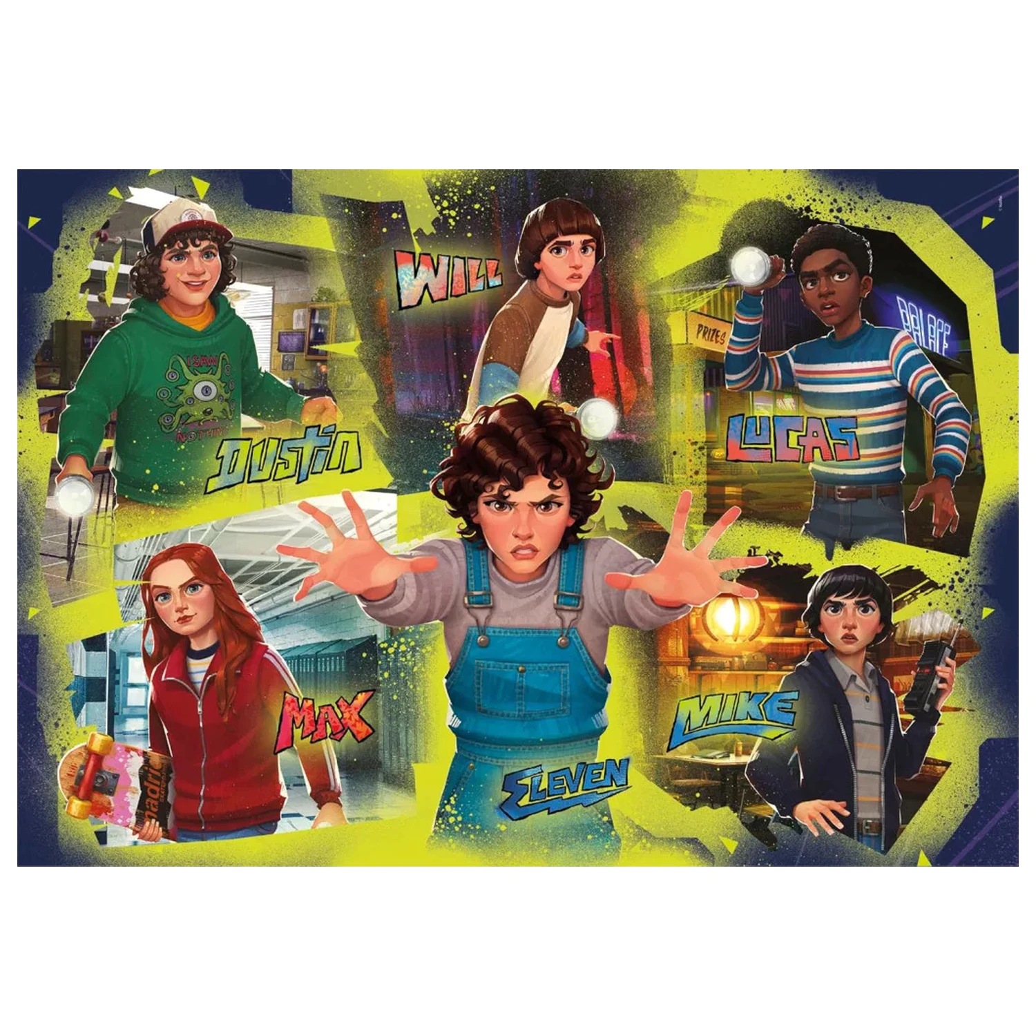 Stranger Things Tales 180-dielne puzzle produktová fotografia