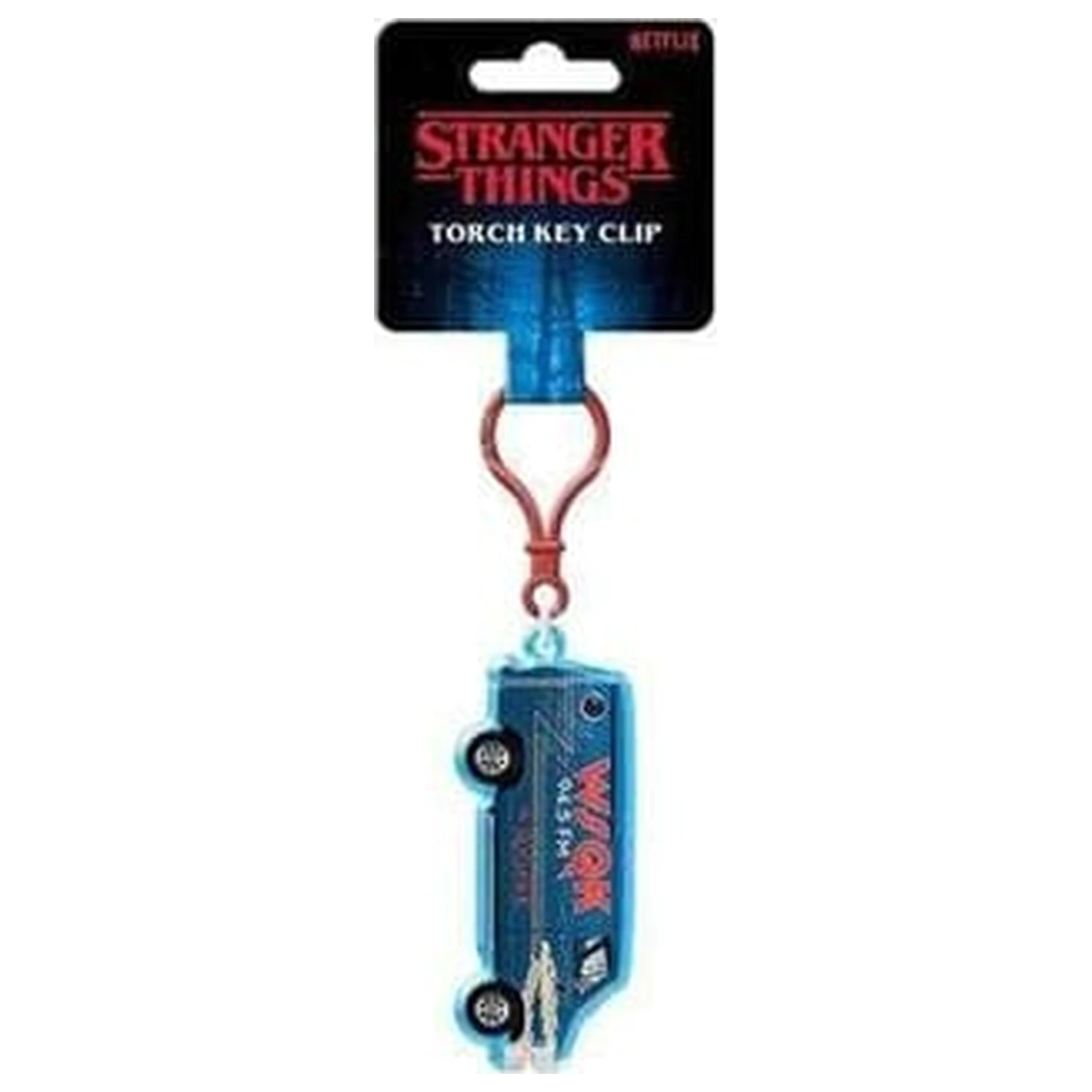 Stranger Things Svietidlo Klip na kľúče kľúčenka WSQK Van produktová fotografia