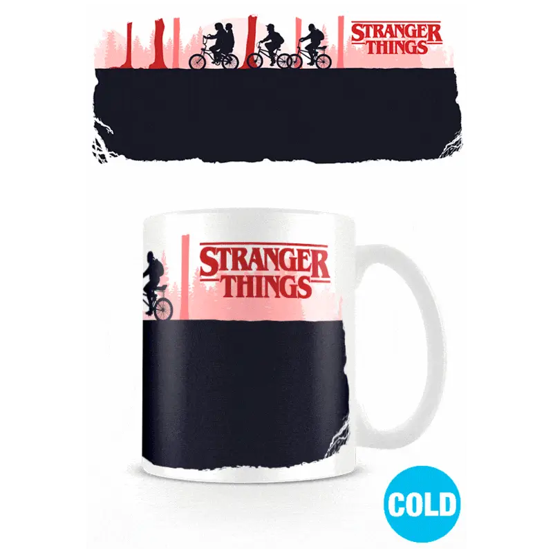 Stranger Things Heat Change Hrnček Upside Down produktová fotografia