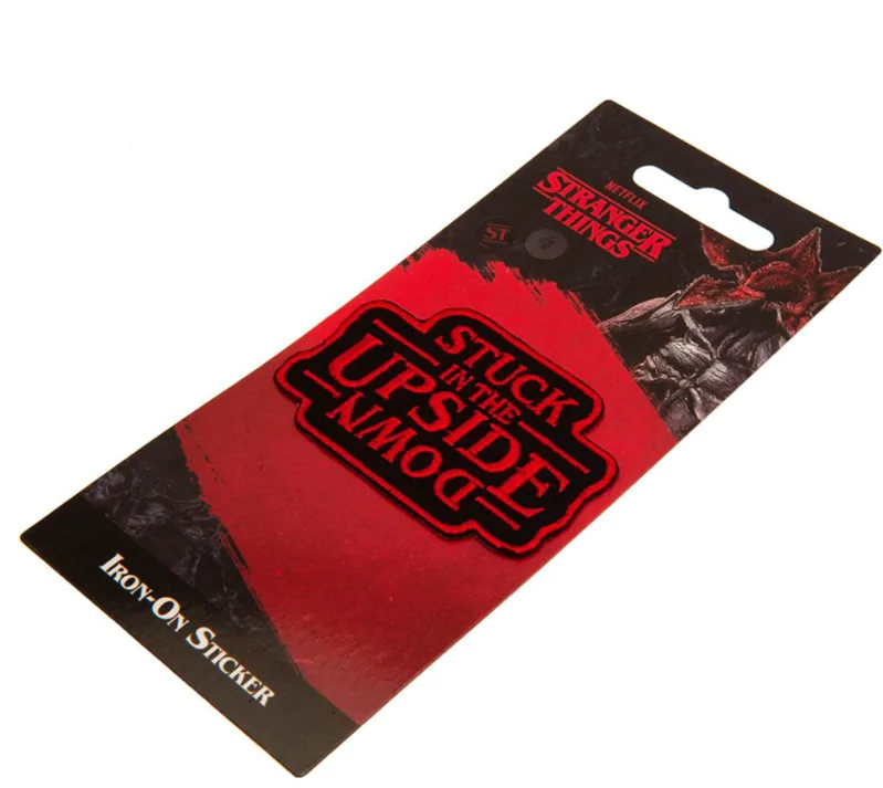 Stranger Things výšivka nálepka produktová fotografia
