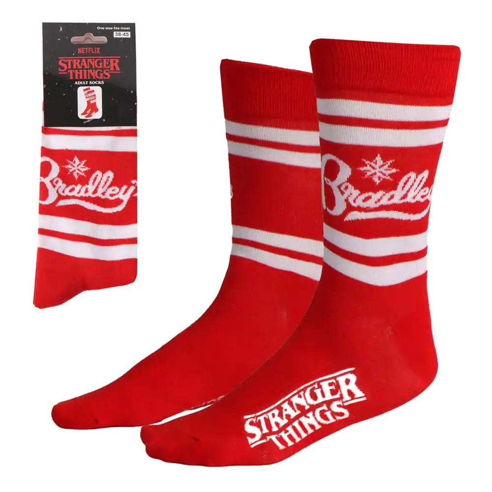 Stranger Things ponožky Bradley´s Big Buy Red 38-45 produktová fotografia