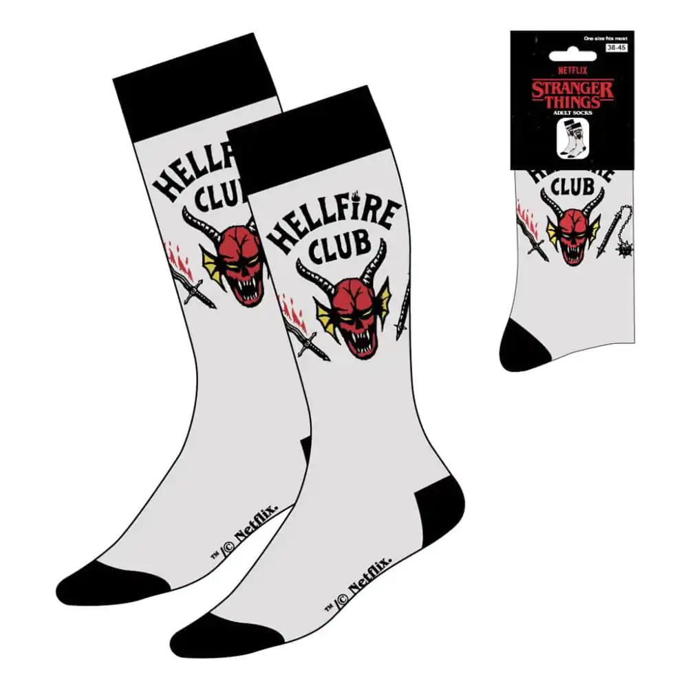 Stranger Things ponožky Hellfire Club White 38-45 produktová fotografia
