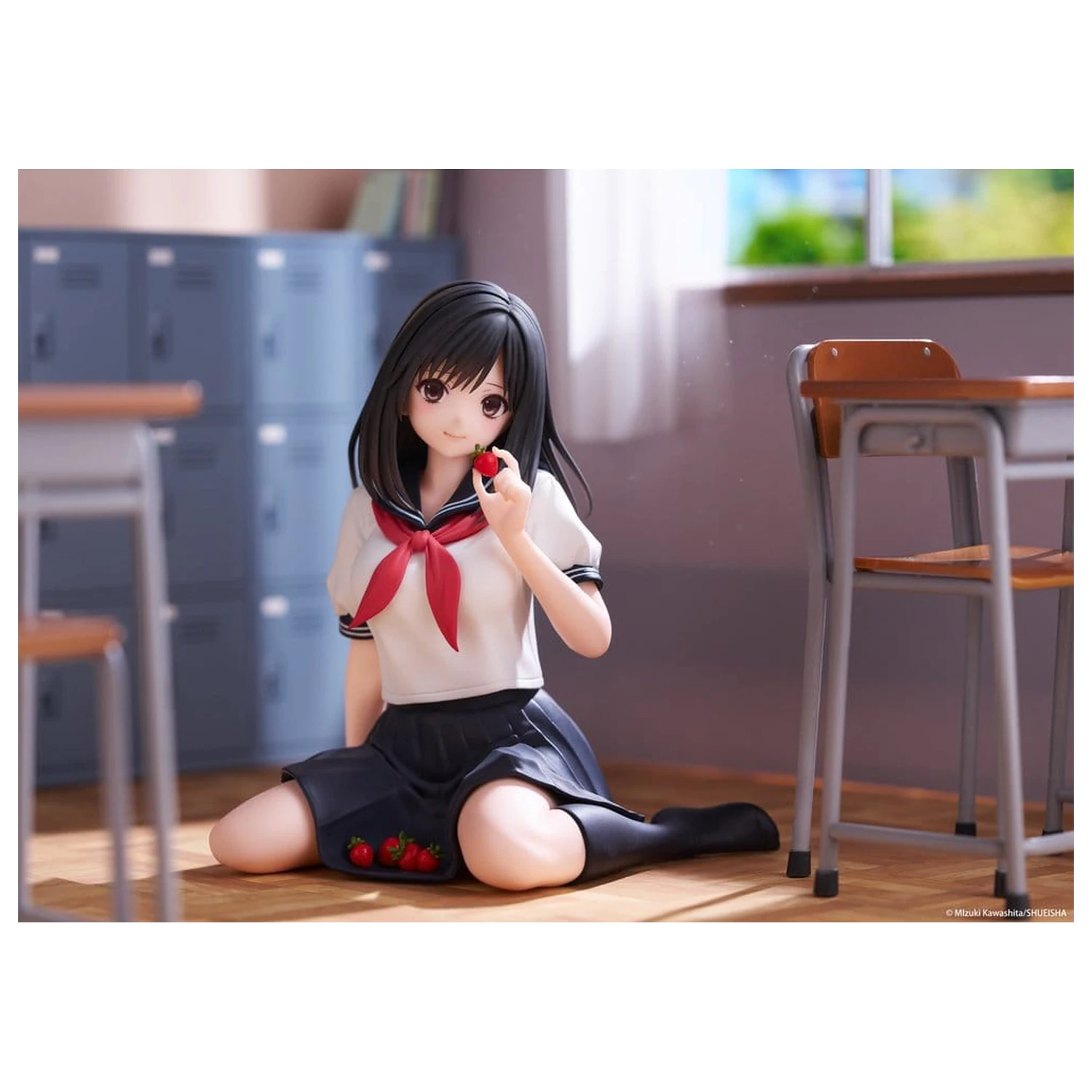 Strawberry 100% stolná roztomilá PVC figúrka Aya Tojo (School uniform Ver.) 13 cm produktová fotografia