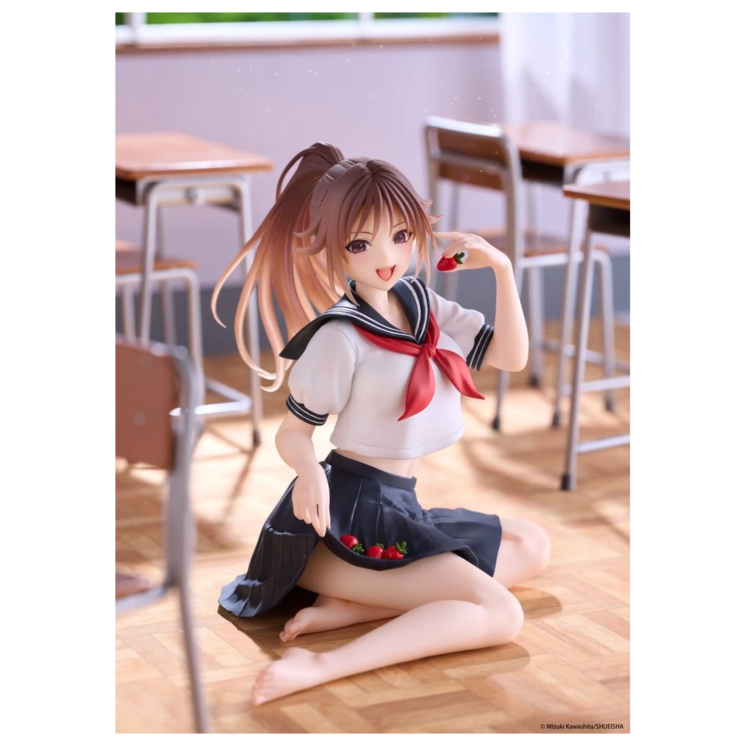 Strawberry 100% Desktop Cute PVC figúrka Satsuki Kitaoji (School uniform Ver.) 18 cm produktová fotografia