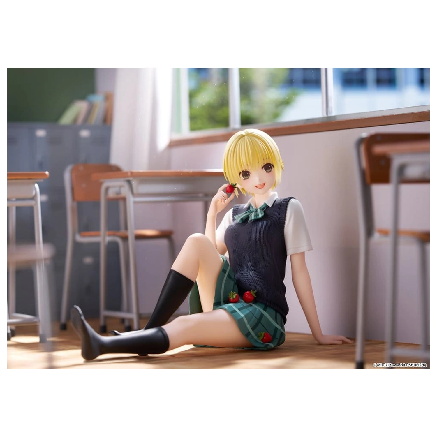 Strawberry 100% Desktop Cute PVC figúrka Tsukasa Nishino (School uniform Ver.) 13 cm produktová fotografia