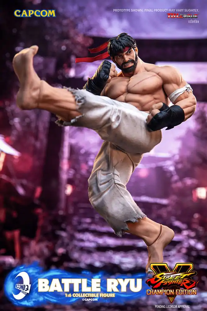 Street Fighter akčná figúrka 1/6 Battle Ryu 30 cm produktová fotografia