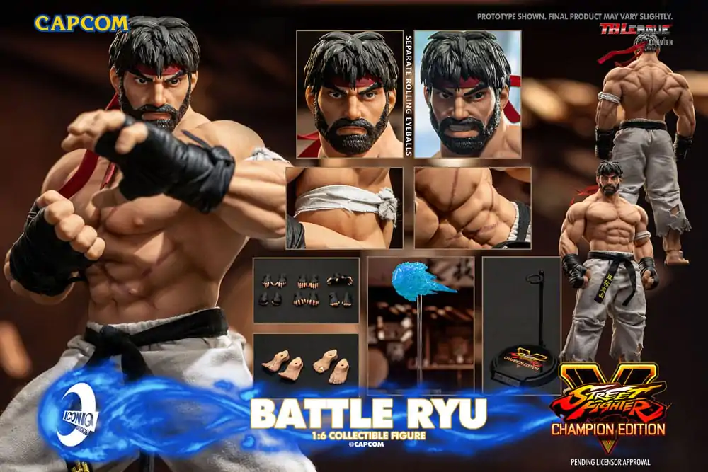 Street Fighter akčná figúrka 1/6 Battle Ryu 30 cm produktová fotografia
