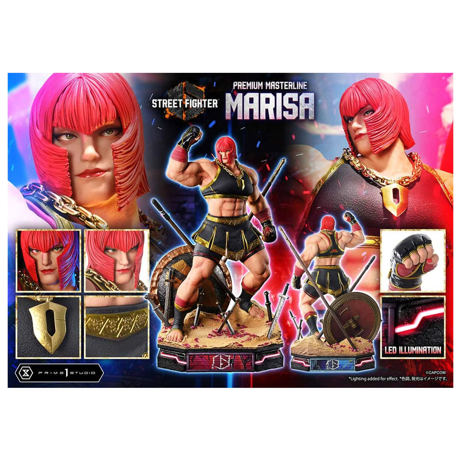 Street Fighter 6 Premium Masterline Series Socha 1/4 Marisa 70 cm produktová fotografia
