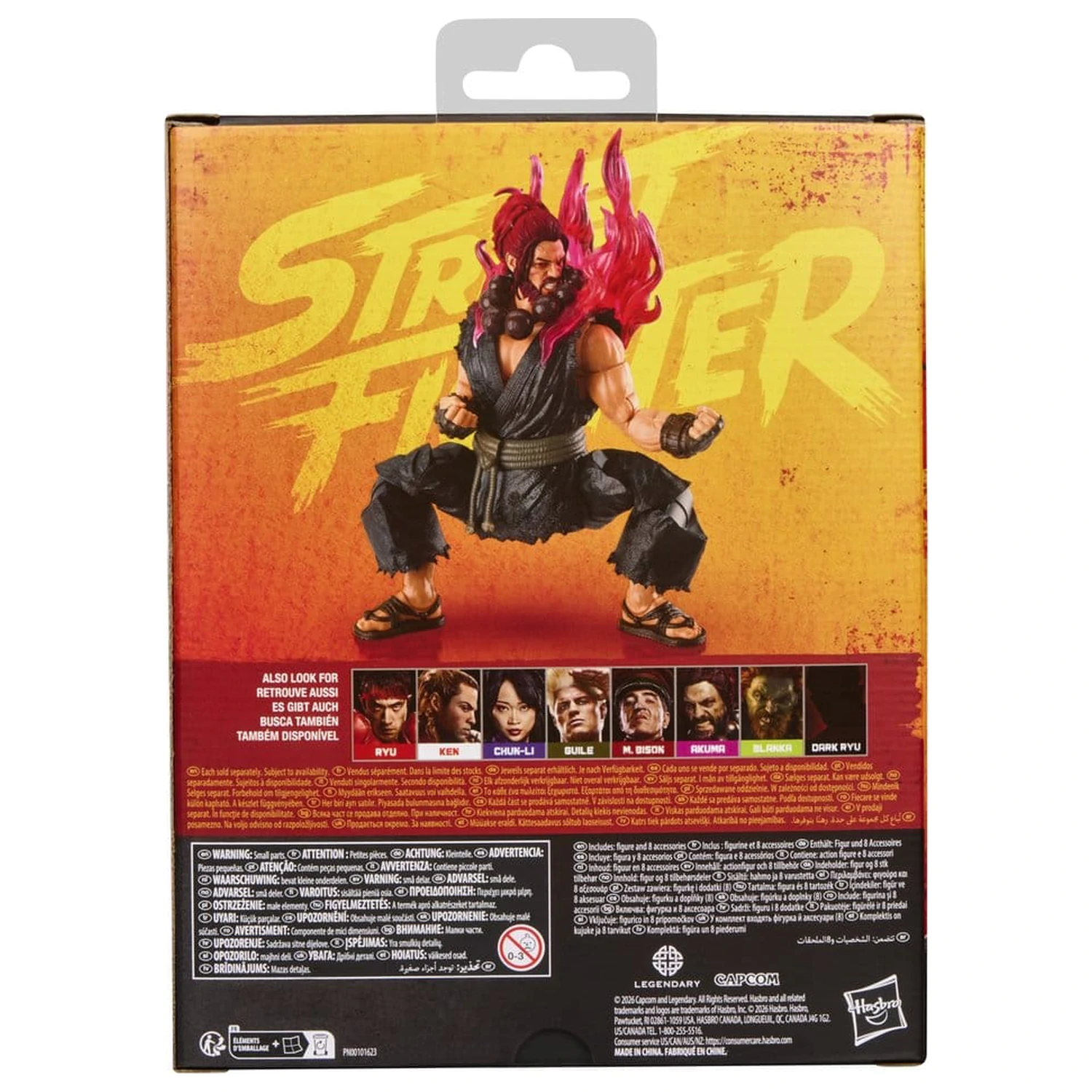 Street Fighter Akuma akčná figúrka 15 cm produktová fotografia