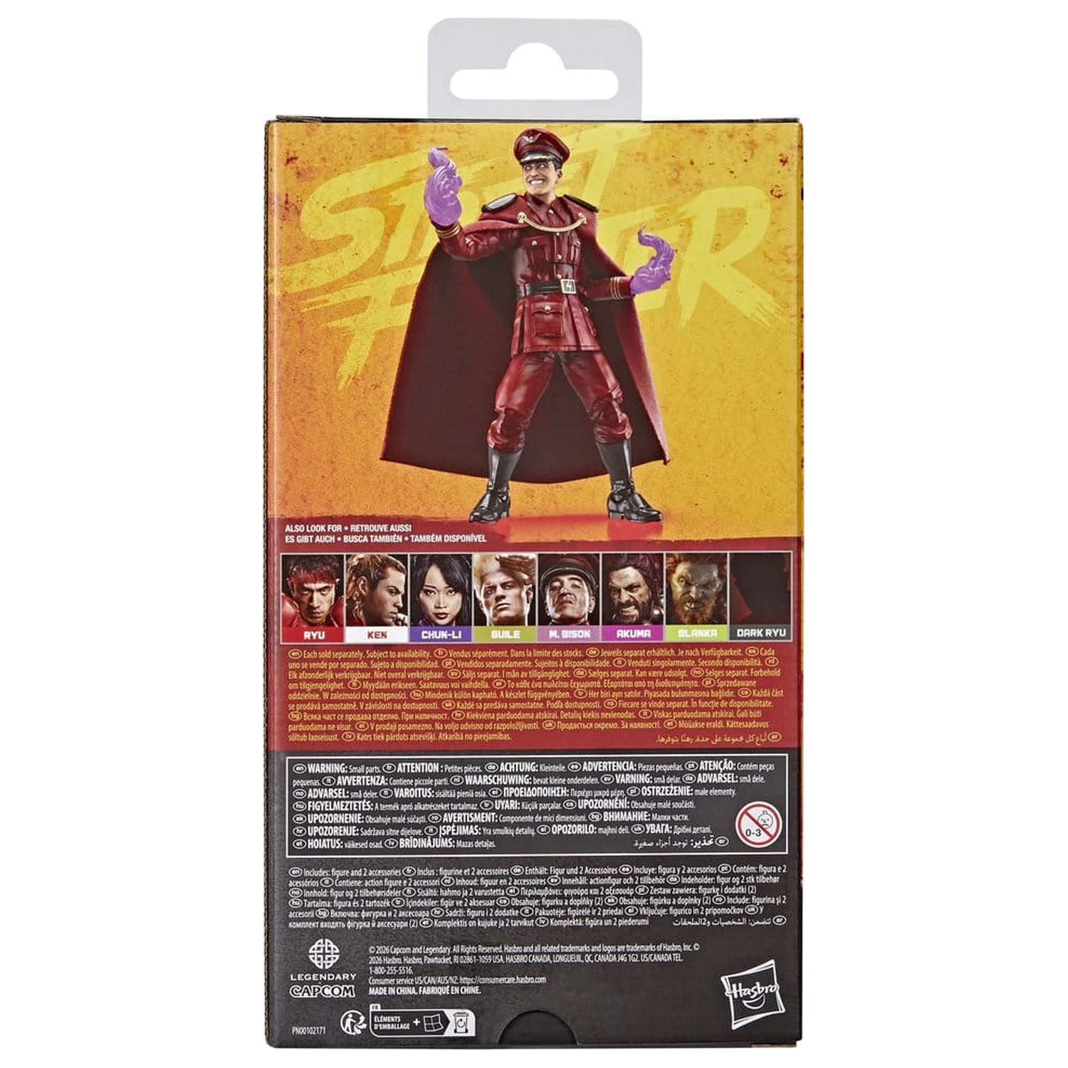 Street Fighter Akčná figúrka M. Bison 15 cm produktová fotografia
