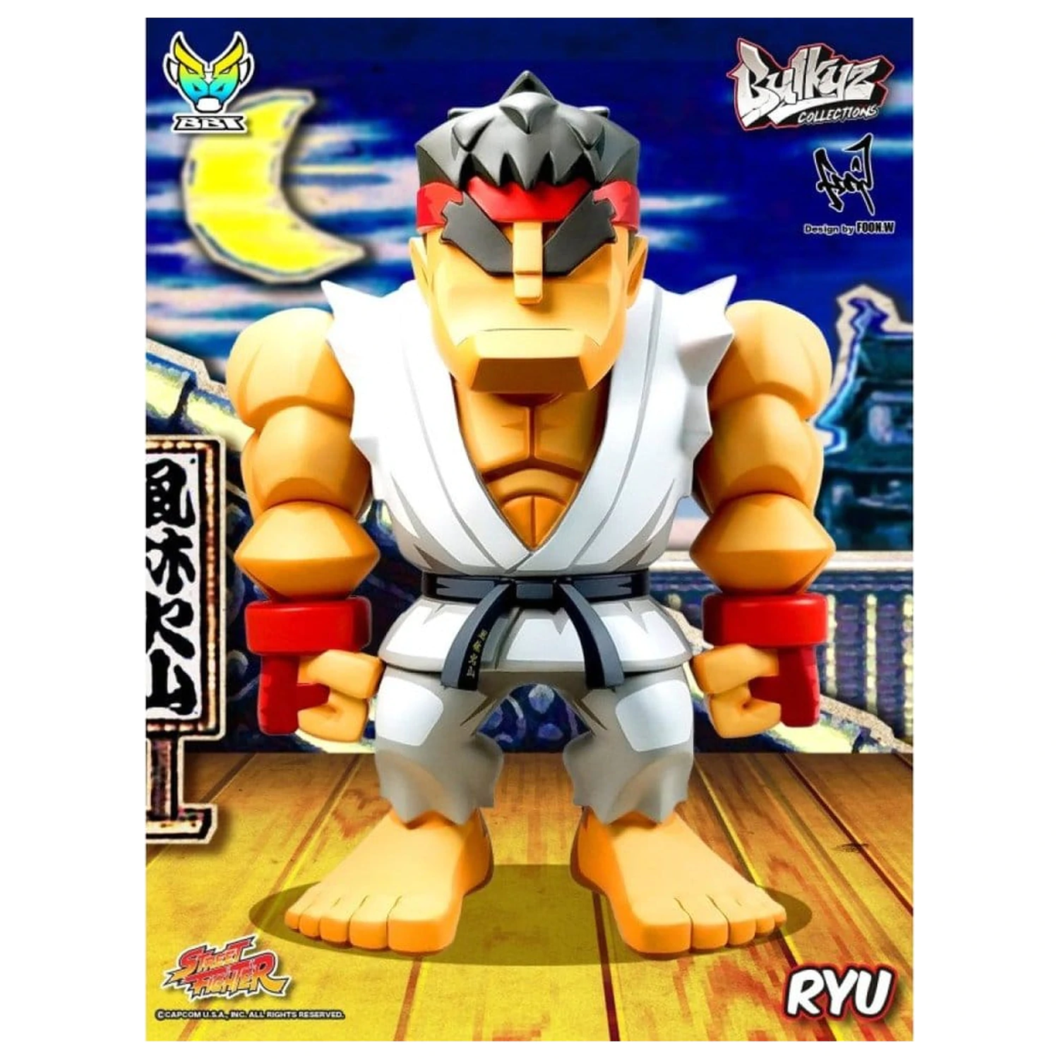 Street Fighter Bulkyz Vinylová figúrka Ryu 30 cm produktová fotografia