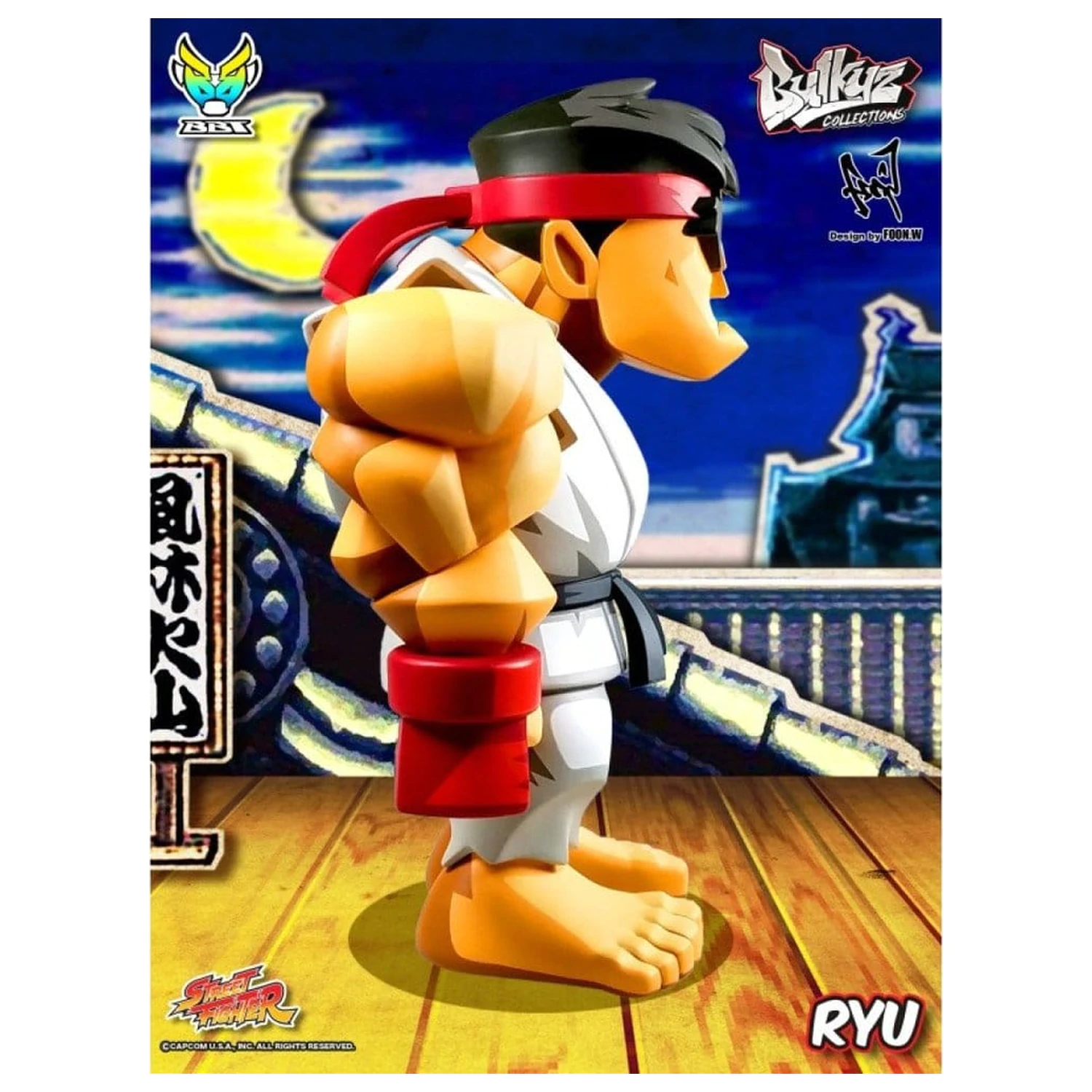 Street Fighter Bulkyz Vinylová figúrka Ryu 30 cm produktová fotografia