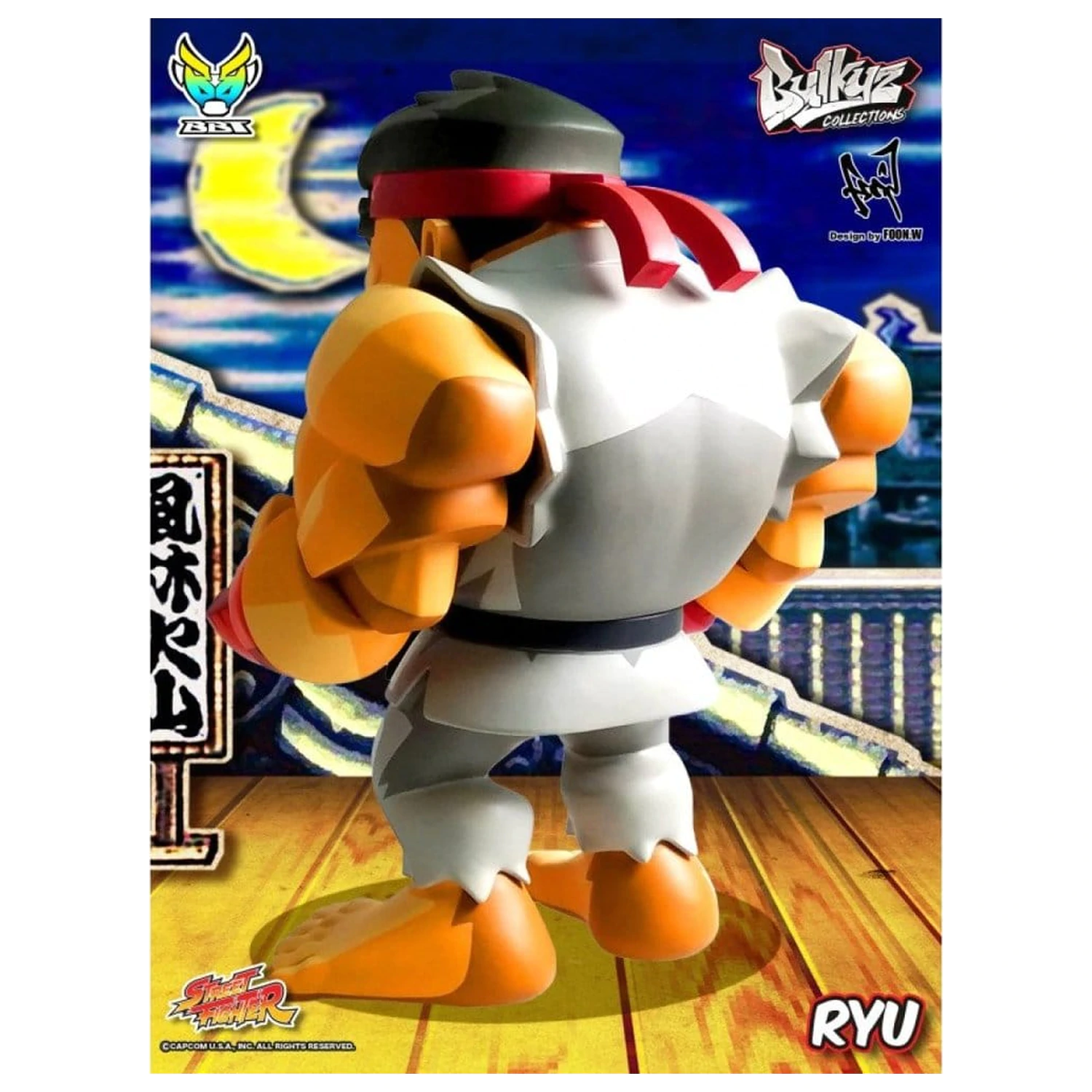 Street Fighter Bulkyz Vinylová figúrka Ryu 30 cm produktová fotografia