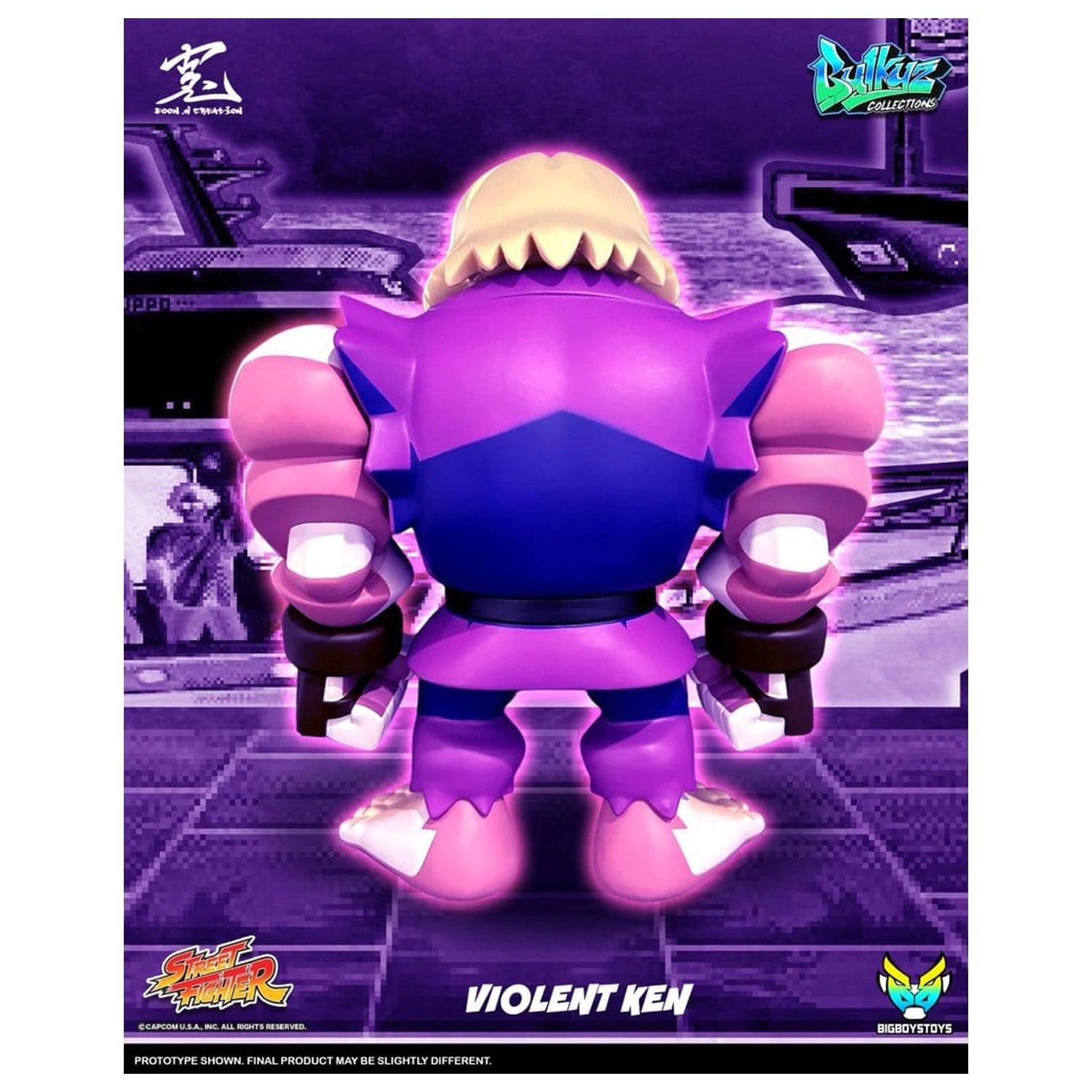 Street Fighter Bulkyz Vinylová figúrka Violent Ken 30 cm produktová fotografia