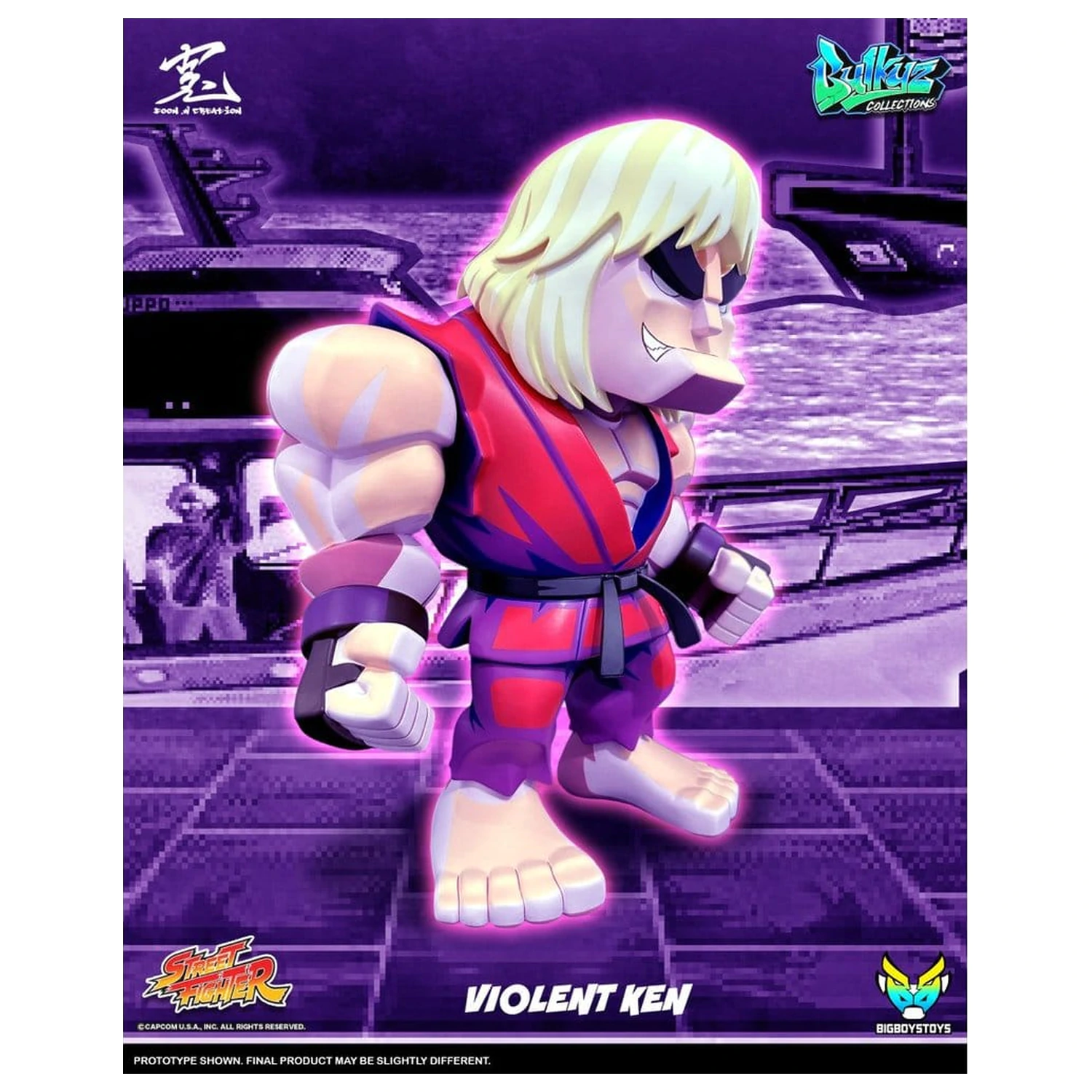 Street Fighter Bulkyz Vinylová figúrka Violent Ken 30 cm produktová fotografia