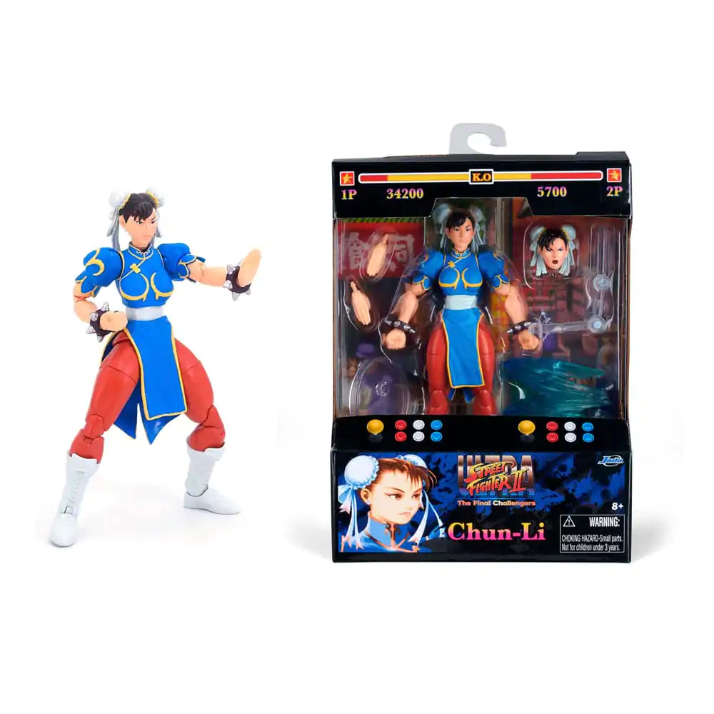 Street Fighter II Chun-Li figúrka 15 cm termékfotó