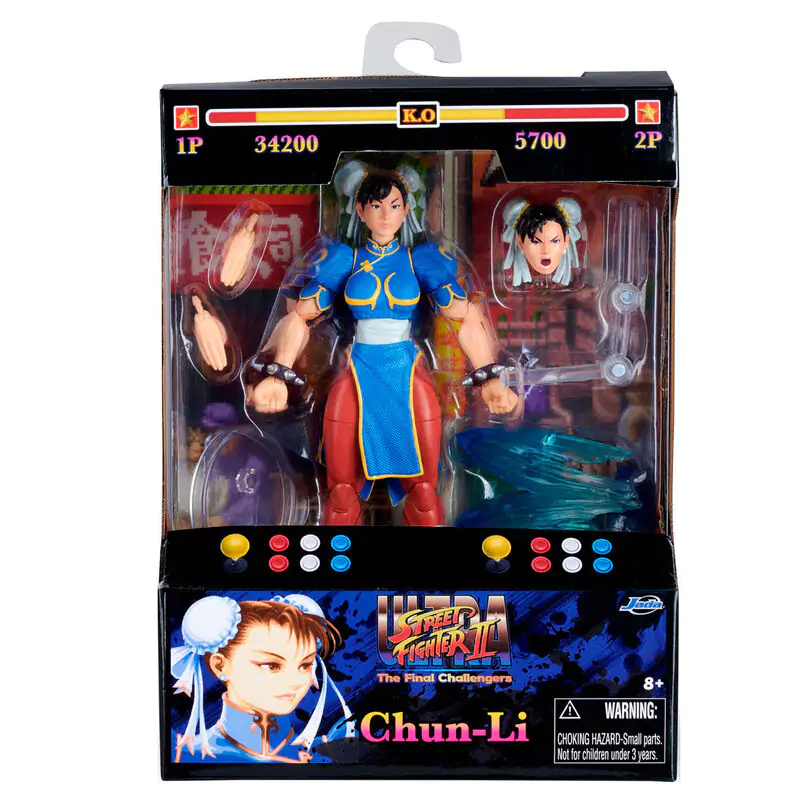 Street Fighter II Chun-Li figúrka 15 cm termékfotó