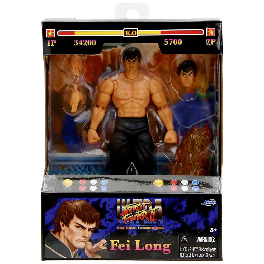 Street Fighter II Fei-Long figúrka 15 cm termékfotó