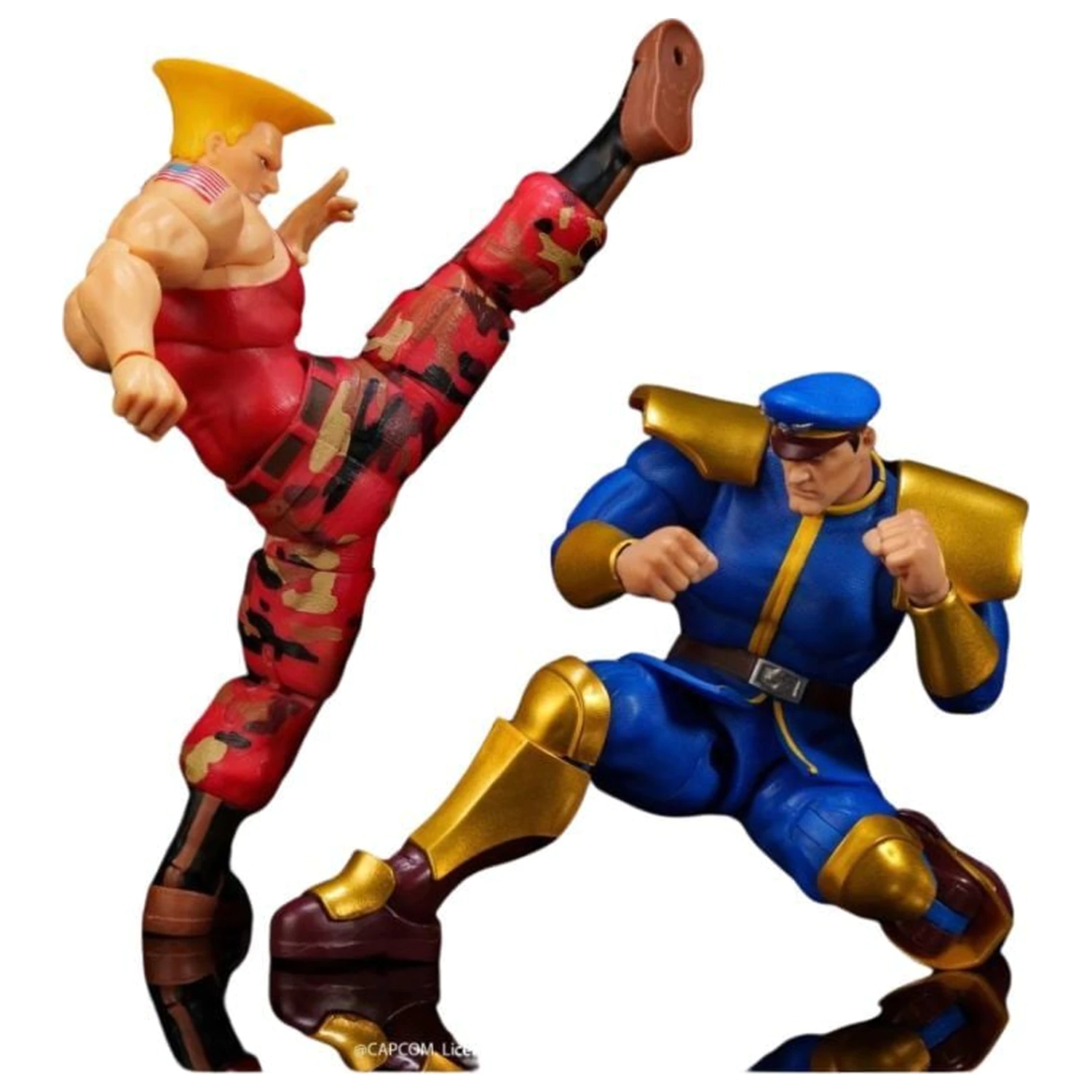 Street Fighter II Guile a Bison balenie 2 figúrok 15cm produktová fotografia