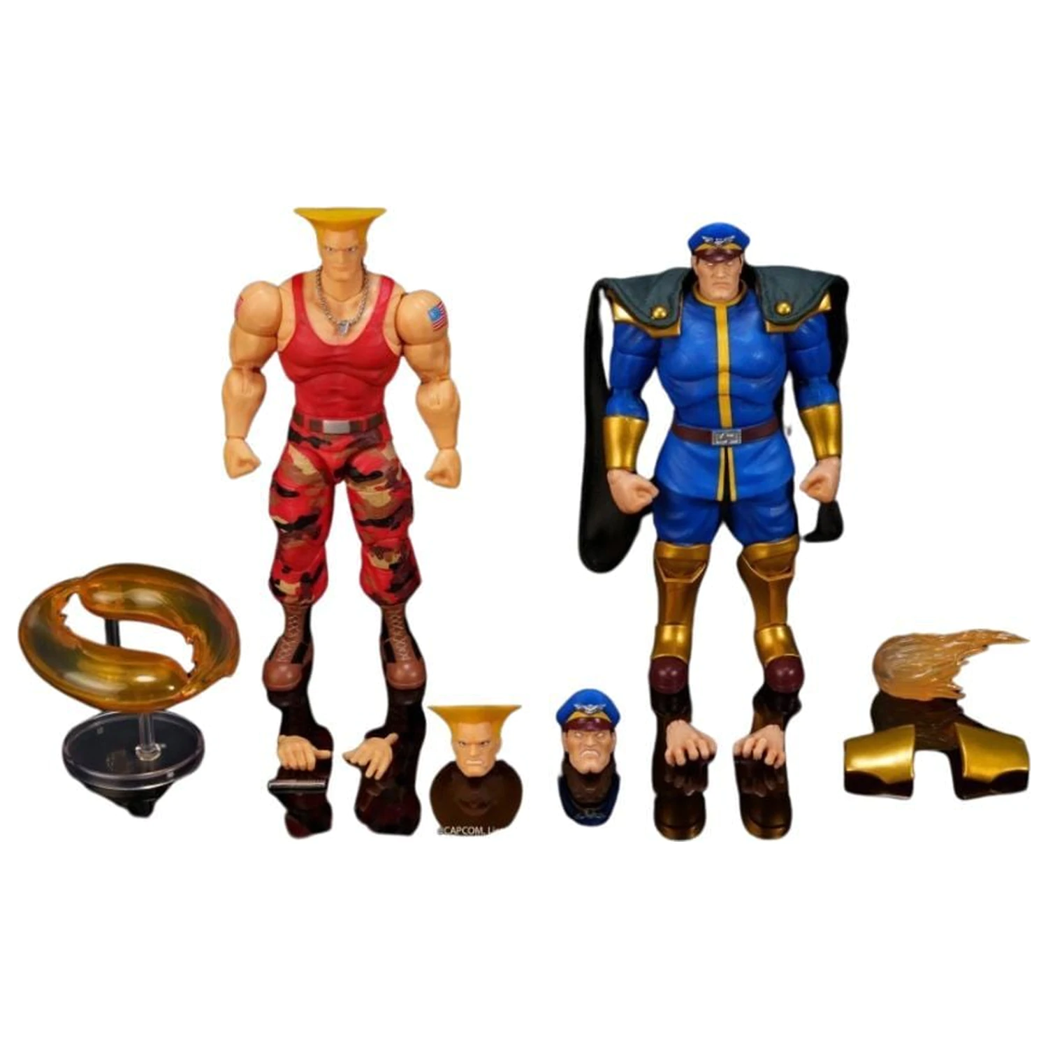 Street Fighter II Guile a Bison balenie 2 figúrok 15cm produktová fotografia
