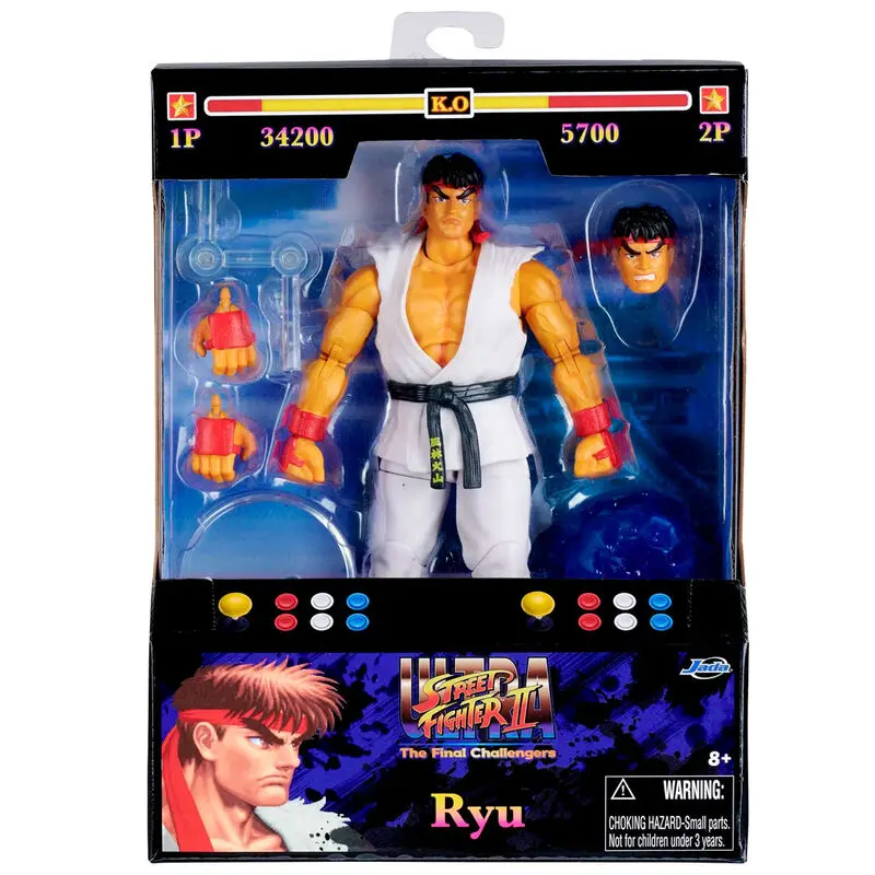 Street Fighter II Ryu figúrka 15 cm termékfotó