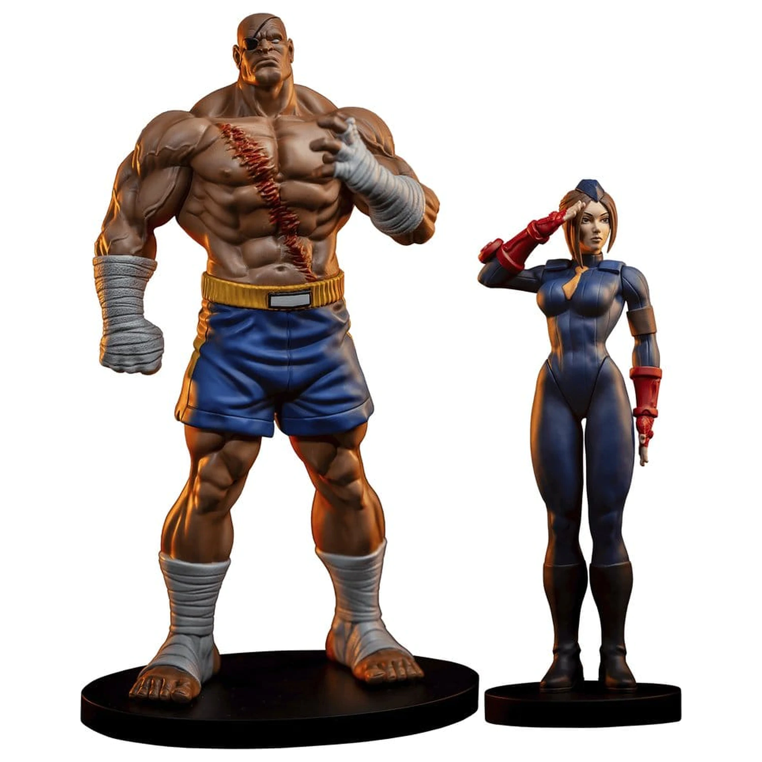 Street Fighter Street Jam sochy 1/10 Sagat & Juli 24 cm produktová fotografia