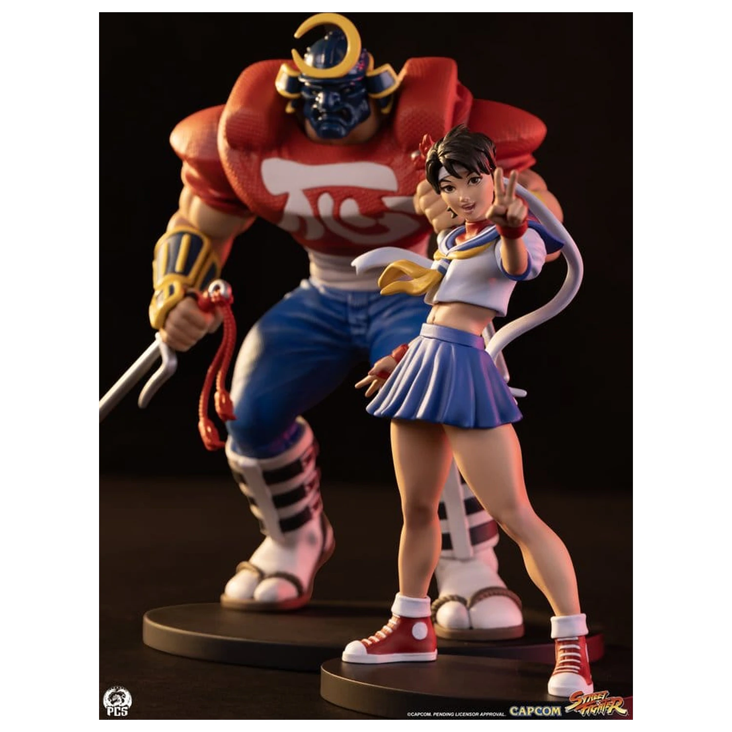 Street Fighter Street Jam sochy 1/10 Sakura & Sodom 22 cm produktová fotografia