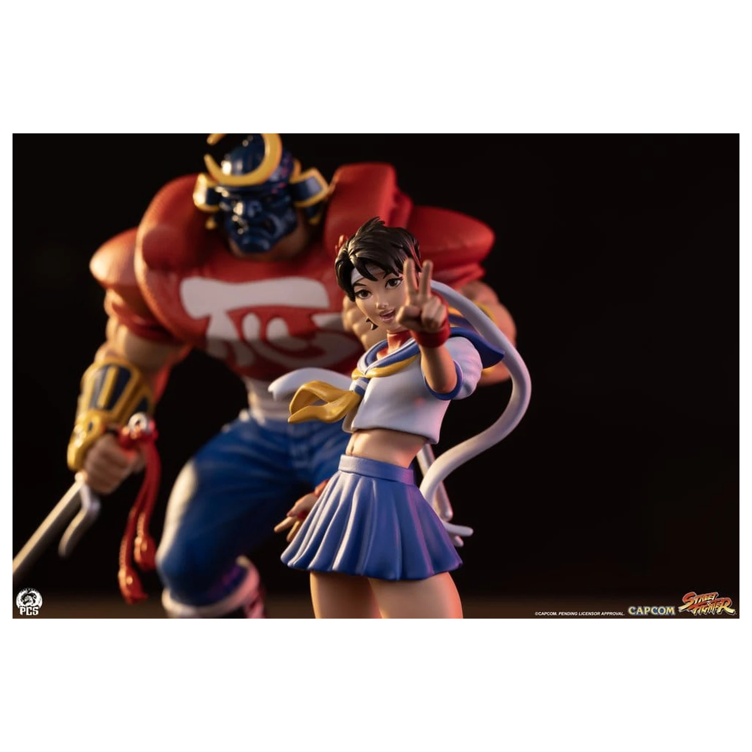 Street Fighter Street Jam sochy 1/10 Sakura & Sodom 22 cm produktová fotografia