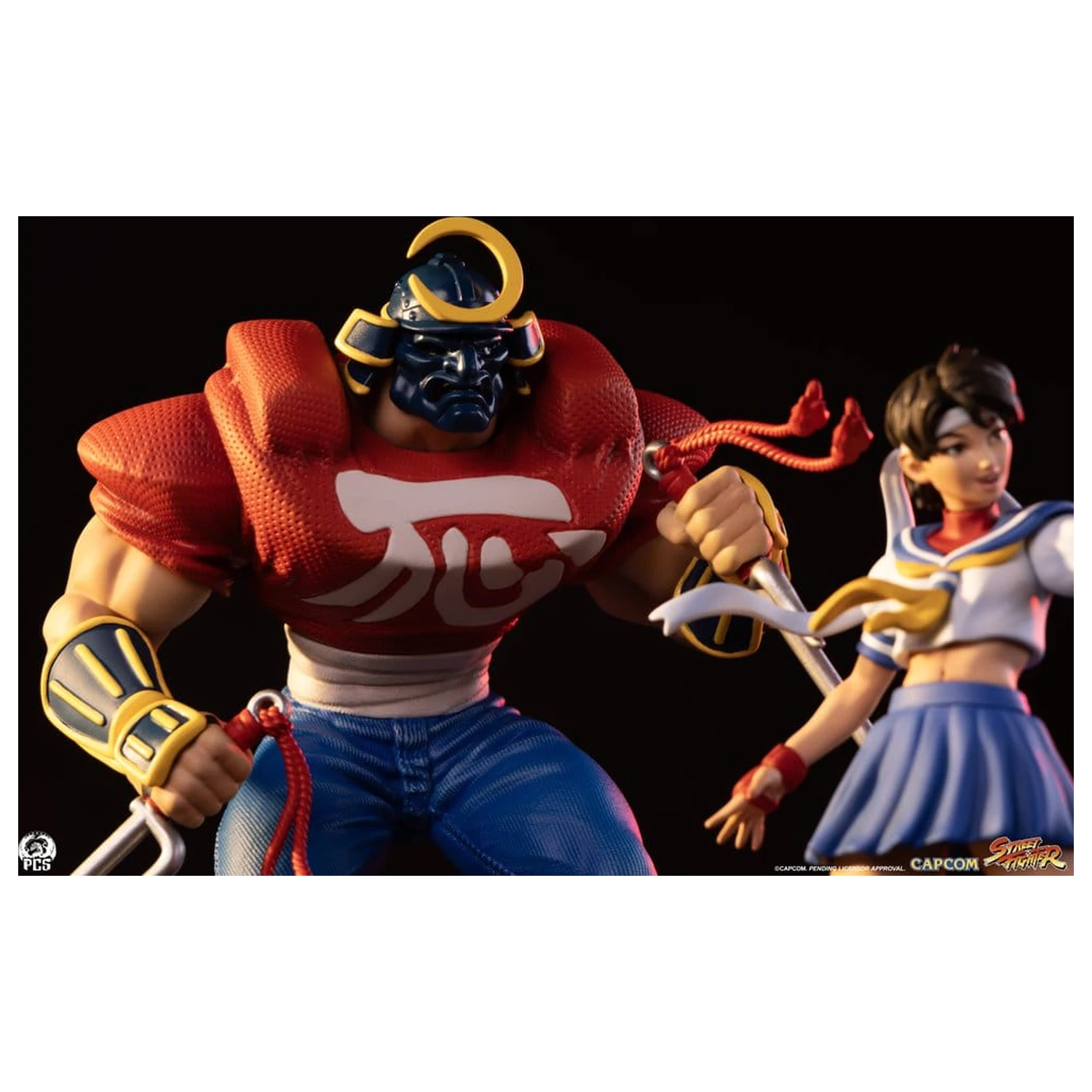 Street Fighter Street Jam sochy 1/10 Sakura & Sodom 22 cm produktová fotografia