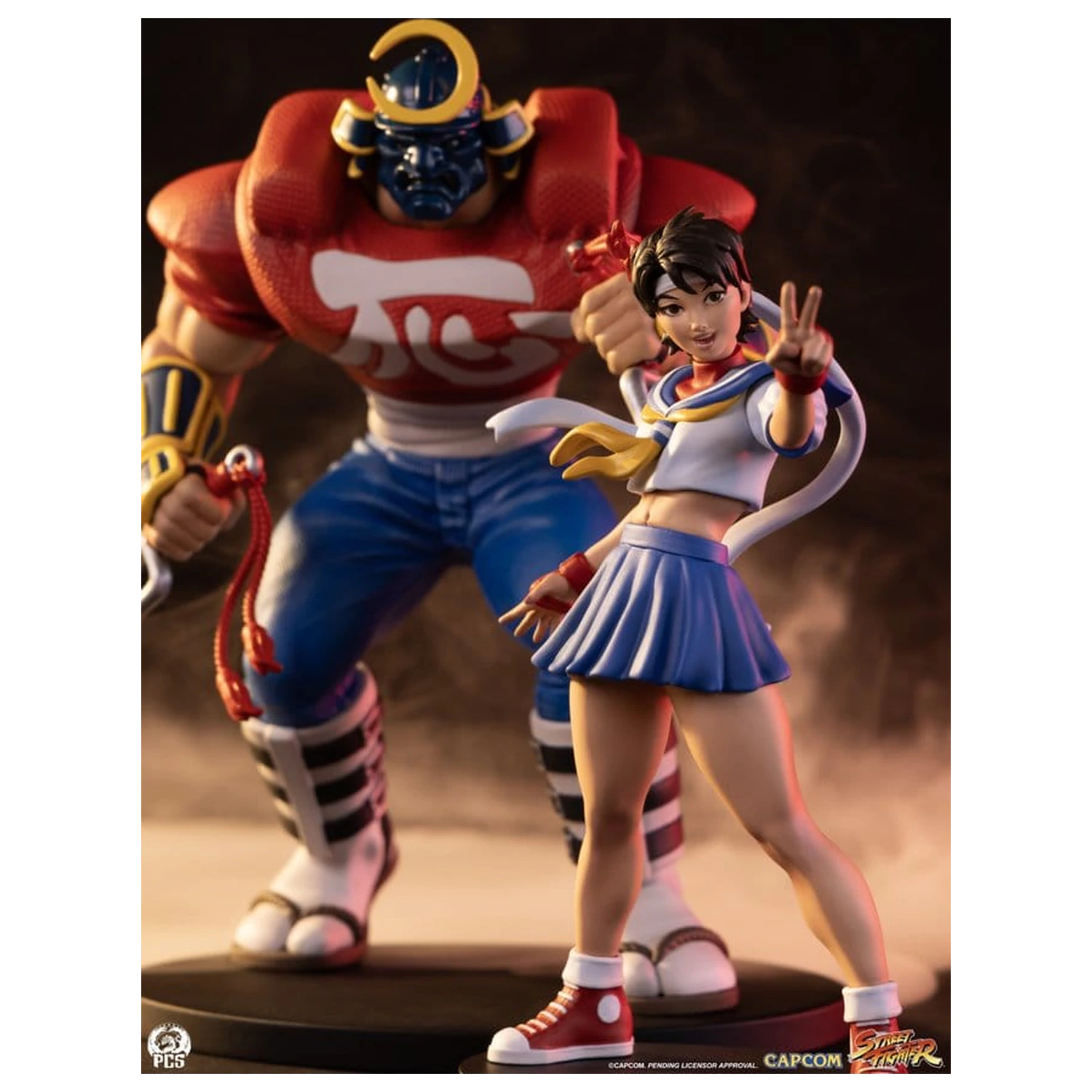 Street Fighter Street Jam sochy 1/10 Sakura & Sodom 22 cm produktová fotografia