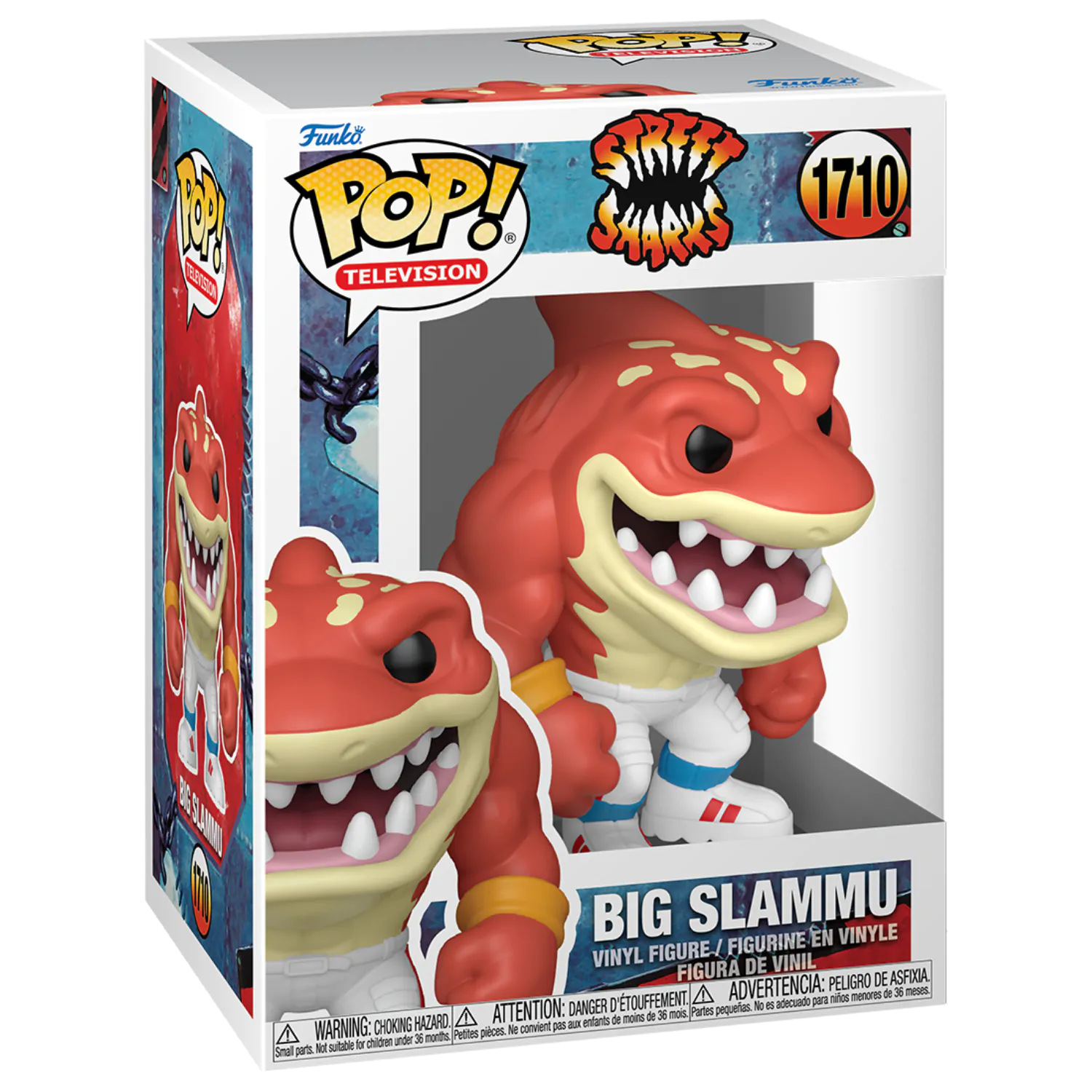 Street Sharks Funko POP! Television Vinyl Figúrka Big Slammu 9 cm produktová fotografia