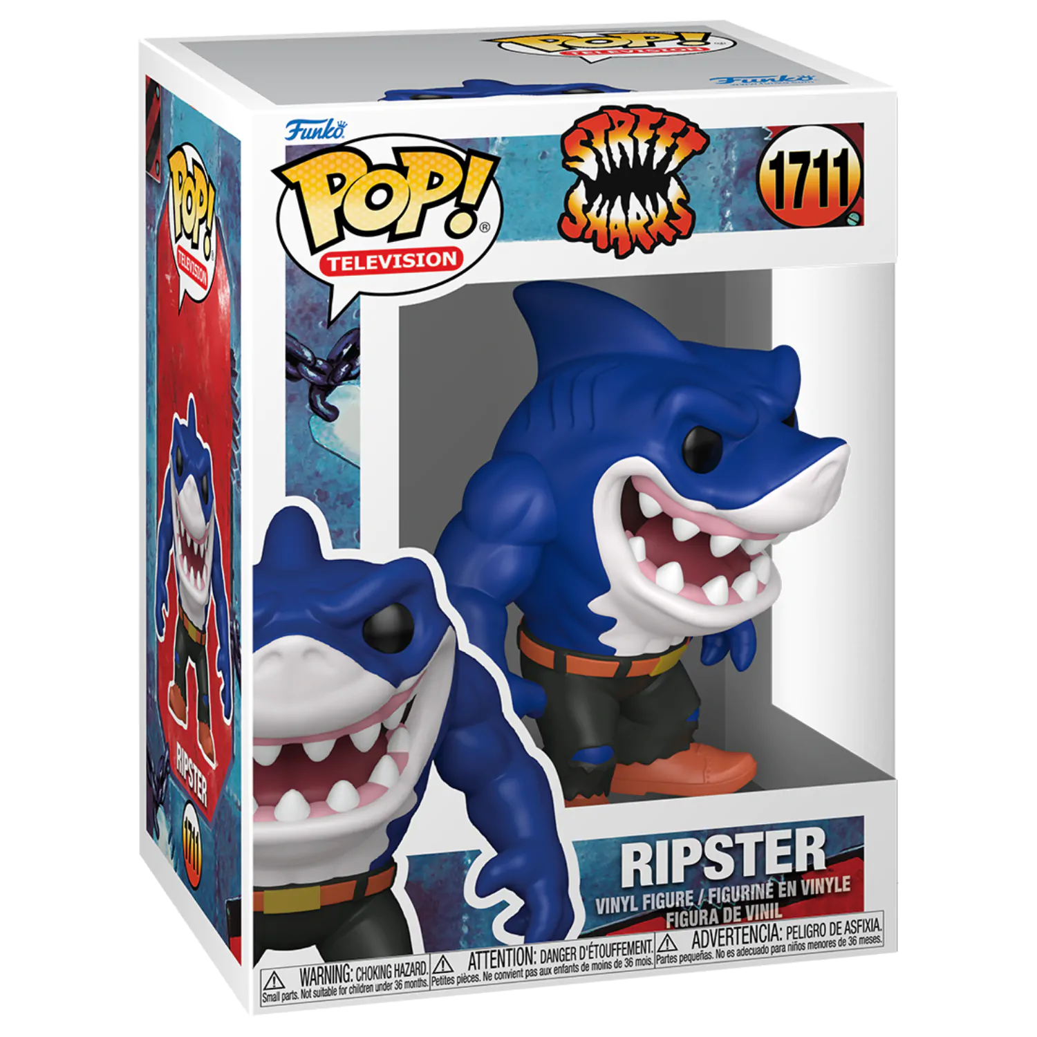 Street Sharks Funko POP! Television Vinylová figúrka Ripster 9 cm produktová fotografia