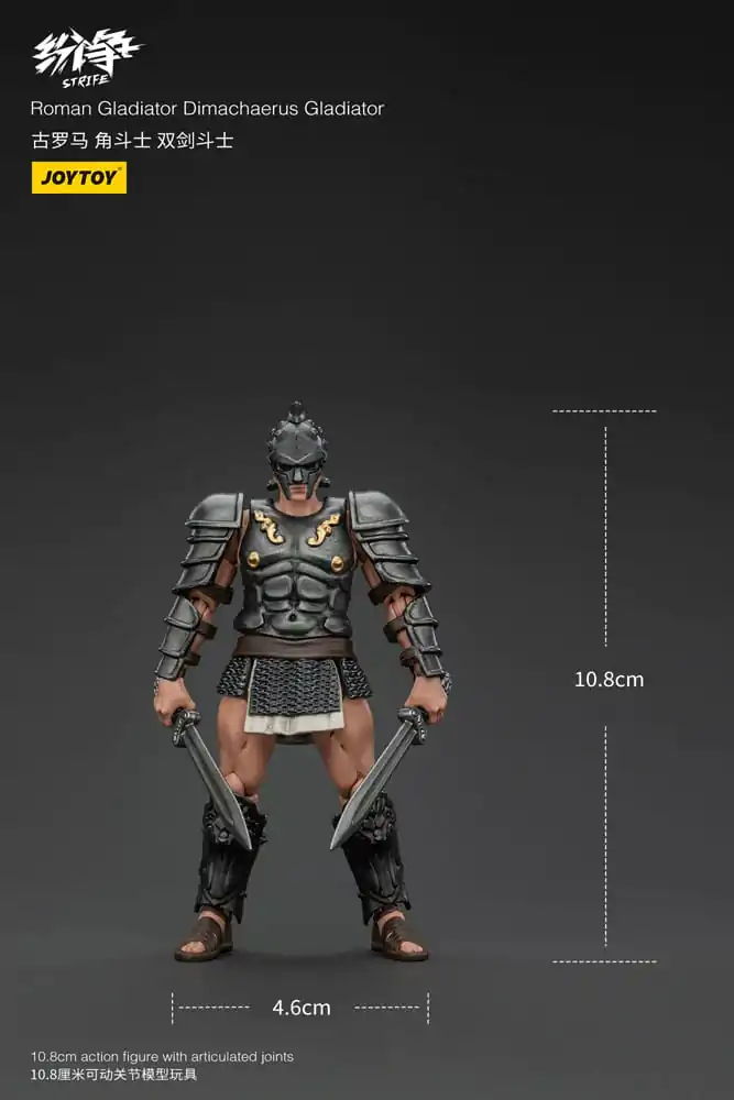 Akčná figúrka Strife 1/18 Roman Gladiator Dimachaerus Gladiator 11 cm termékfotó