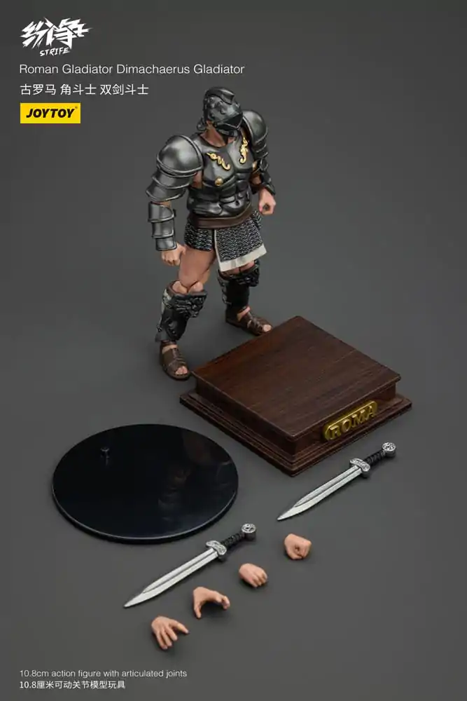 Akčná figúrka Strife 1/18 Roman Gladiator Dimachaerus Gladiator 11 cm termékfotó