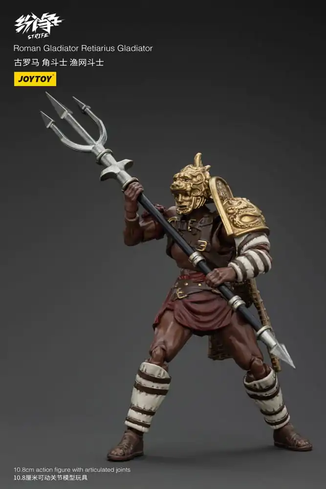 Strife Akčná figúrka 1/18 Rímsky gladiátor Retiarius gladiátor 11 cm termékfotó