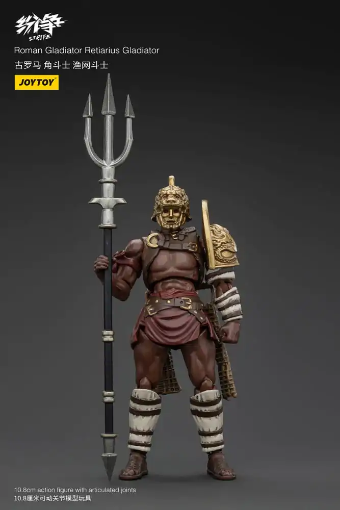 Strife Akčná figúrka 1/18 Rímsky gladiátor Retiarius gladiátor 11 cm termékfotó