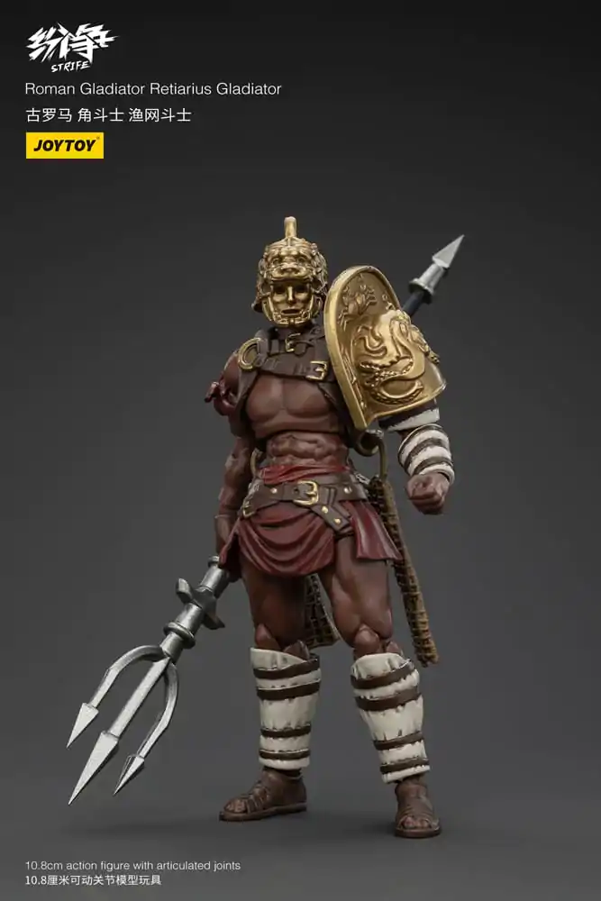 Strife Akčná figúrka 1/18 Rímsky gladiátor Retiarius gladiátor 11 cm termékfotó