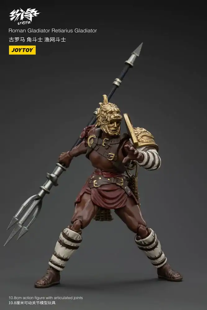 Strife Akčná figúrka 1/18 Rímsky gladiátor Retiarius gladiátor 11 cm termékfotó