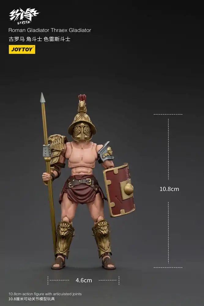 Strife Akčná figúrka 1/18 Roman Gladiator Thraex Gladiator 11 cm termékfotó