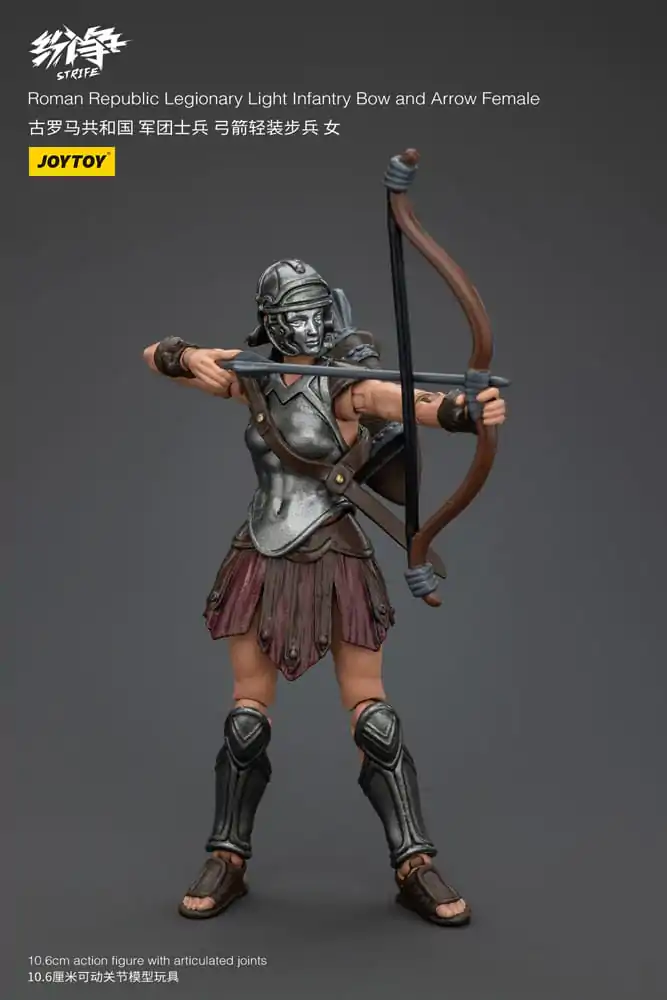 Akčná figúrka Strife 1/18 Roman Republic Legionary Light Infantry Luk a šíp Žena 11 cm produktová fotografia