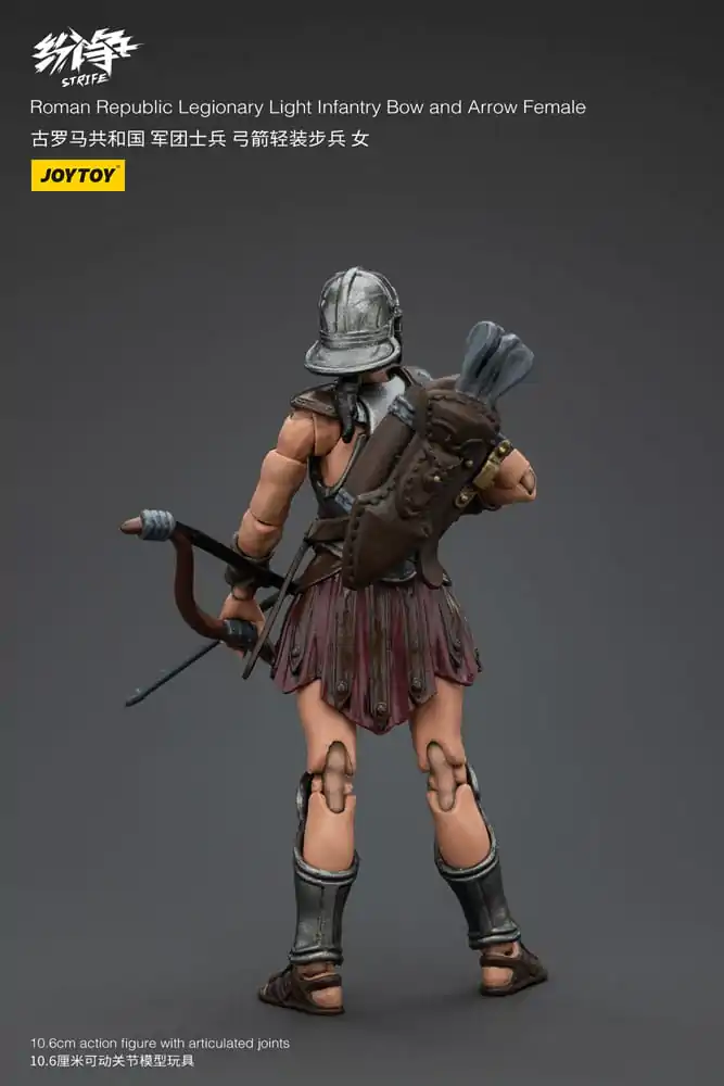 Akčná figúrka Strife 1/18 Roman Republic Legionary Light Infantry Luk a šíp Žena 11 cm produktová fotografia